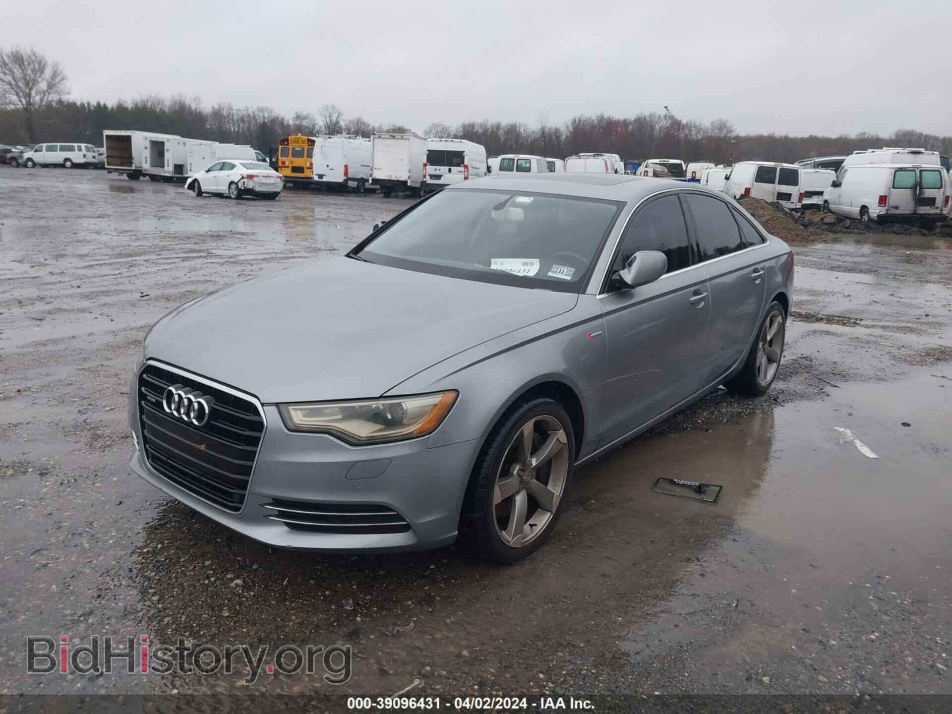 2012 AUDI A6 - VIN: WAUGGAFC0CN046563 - Фото 2