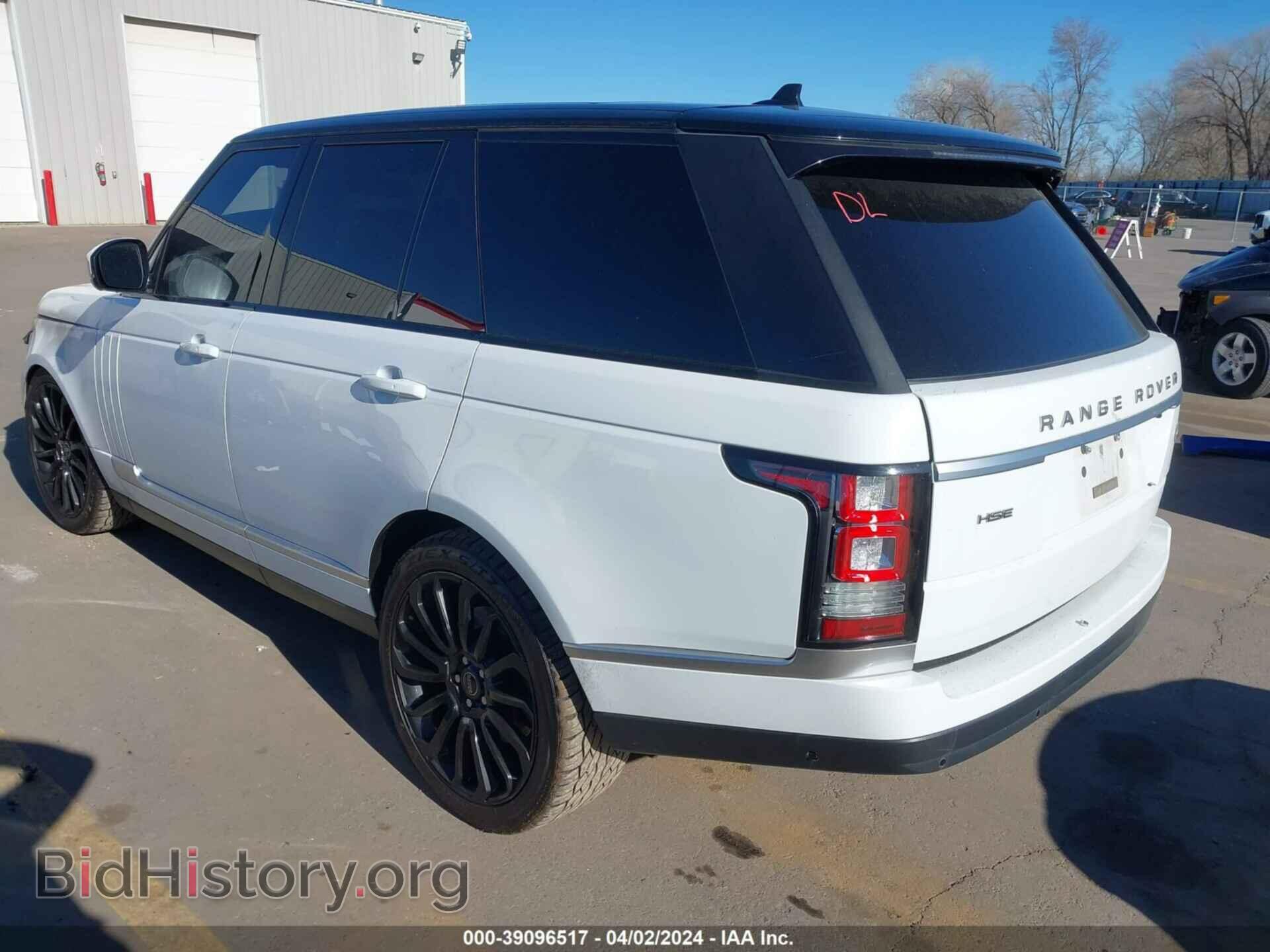 2016 LAND ROVER RANGE ROVER - VIN: SALGS2PFXGA320048 - Фото 3