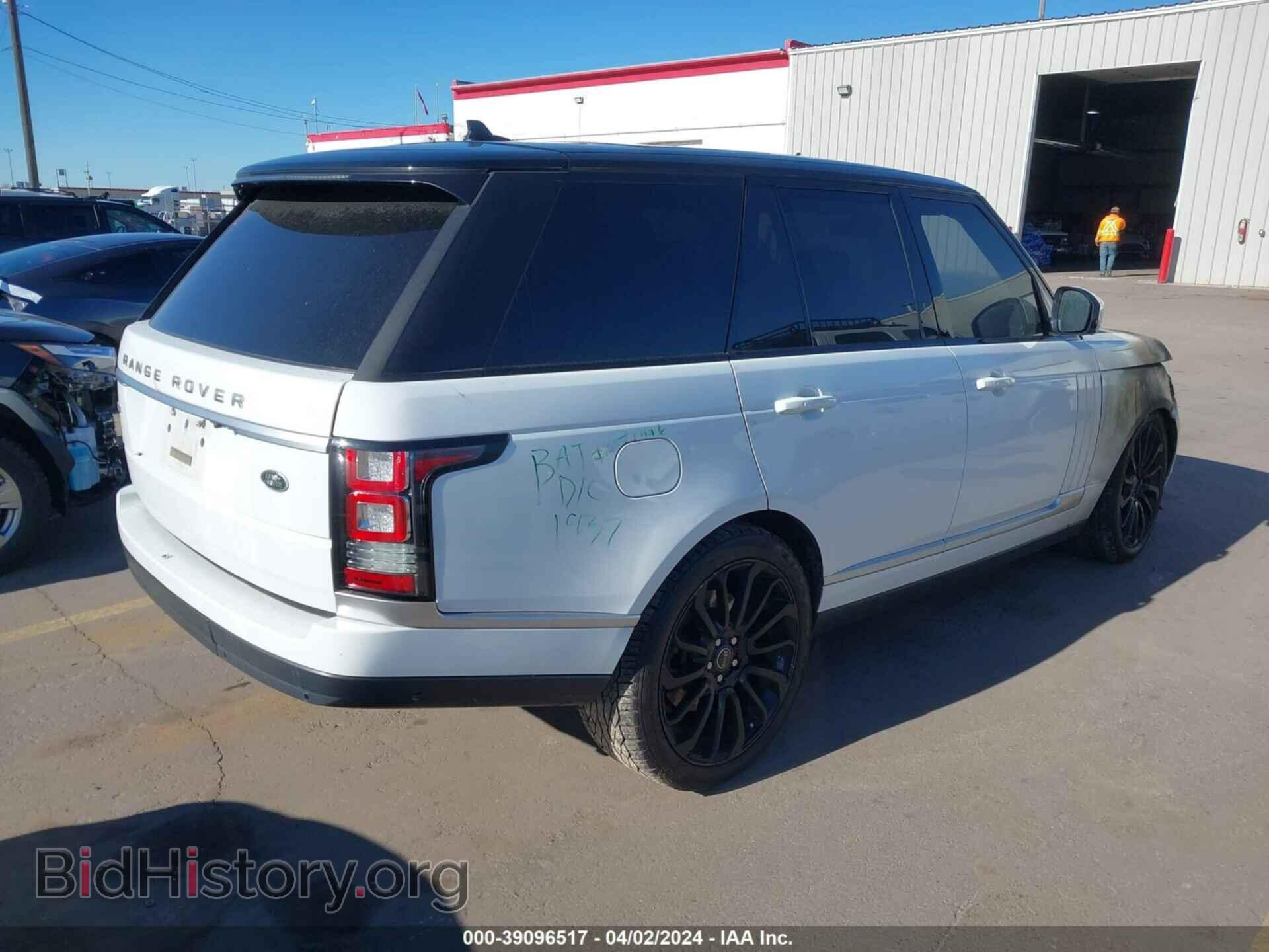 2016 LAND ROVER RANGE ROVER - VIN: SALGS2PFXGA320048 - Фото 4