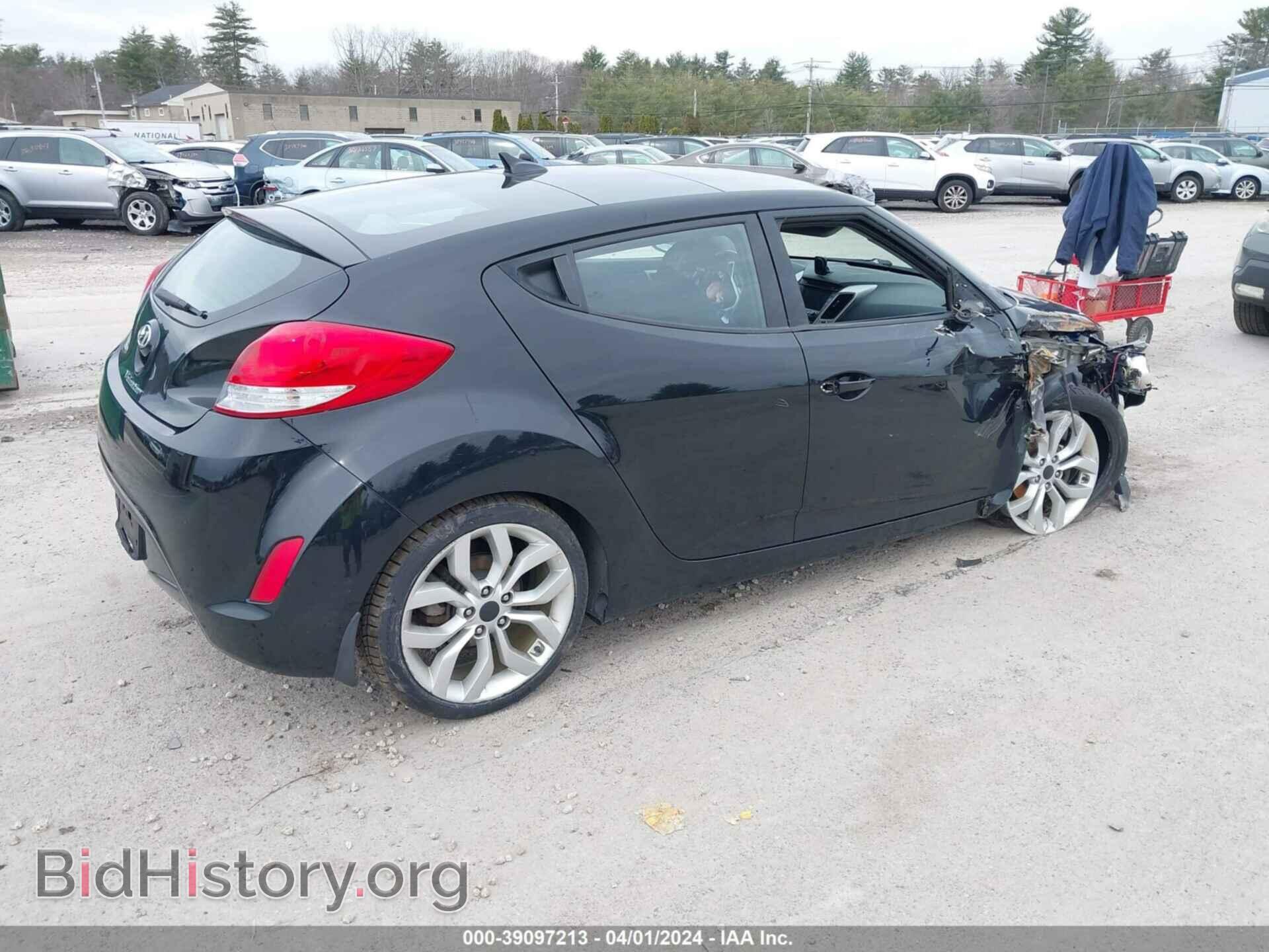 2013 HYUNDAI VELOSTER - VIN: KMHTC6AD1DU127357 - Фото 4