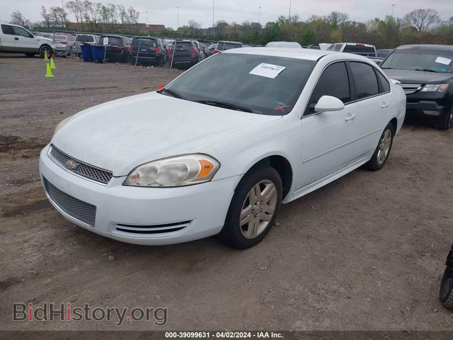 2012 CHEVROLET IMPALA - VIN: 2G1WG5E30C1103393 - Фото 2