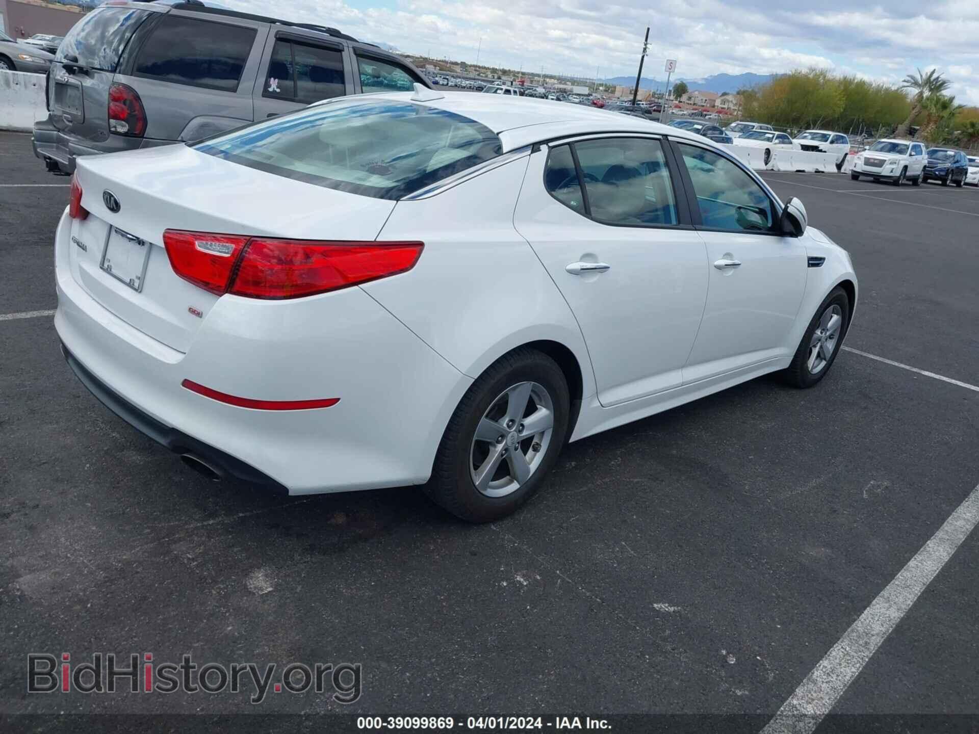 2015 KIA OPTIMA - VIN: 5XXGM4A79FG415038 - Фото 4