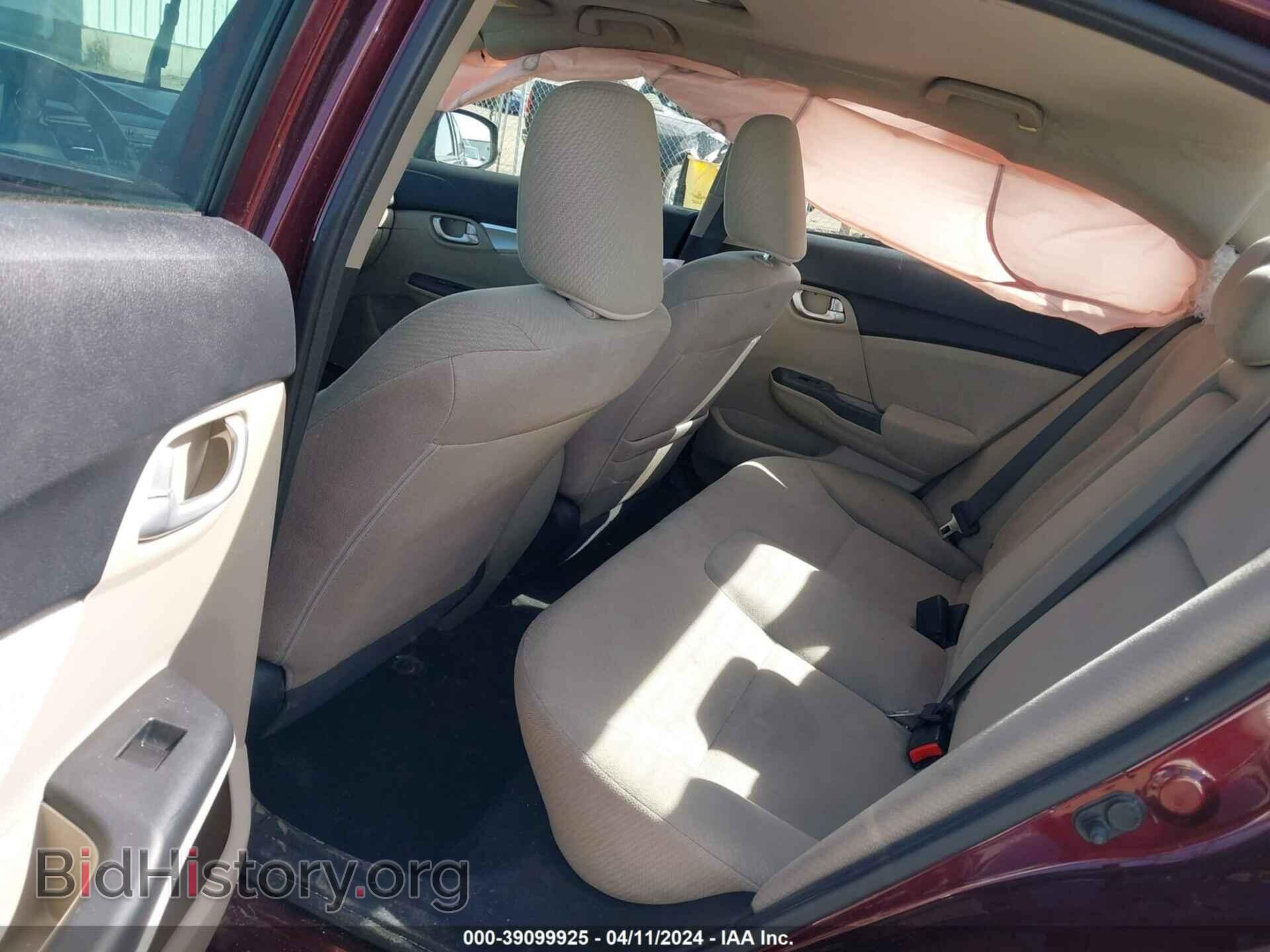 2013 HONDA CIVIC - VIN: 19XFB2F80DE233743 - Фото 8