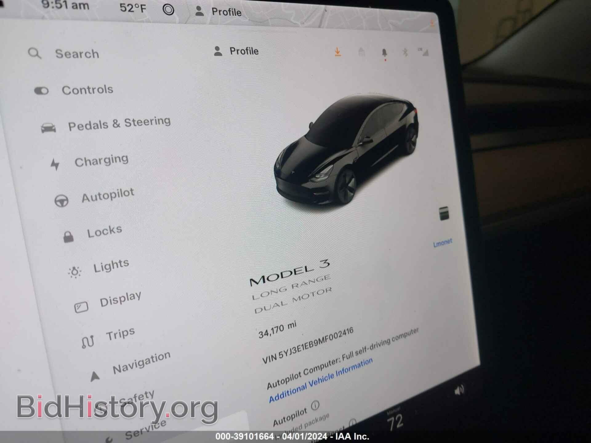 2021 TESLA MODEL 3 - VIN: 5YJ3E1EB9MF002416 - Фото 15