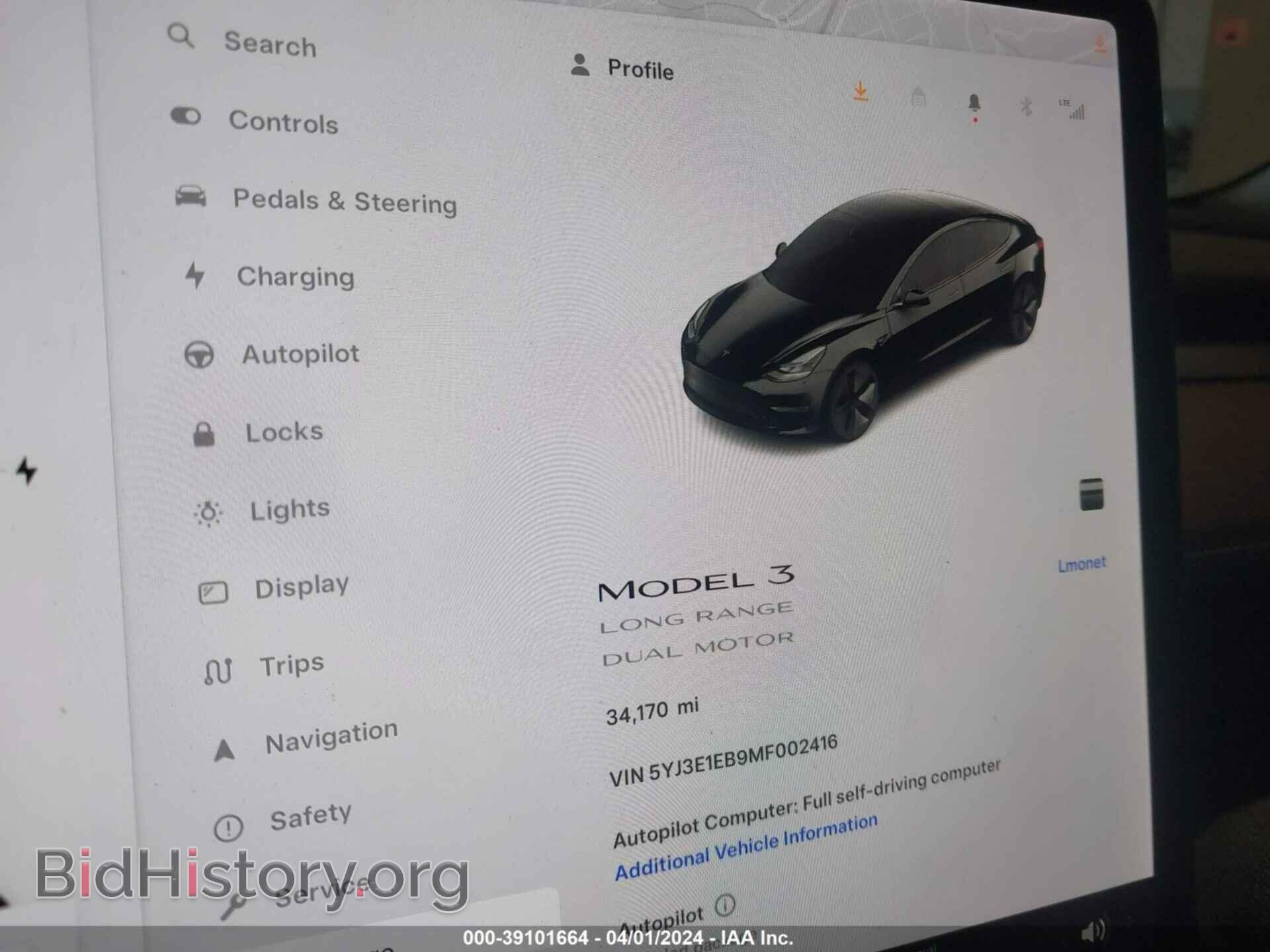 2021 TESLA MODEL 3 - VIN: 5YJ3E1EB9MF002416 - Фото 7
