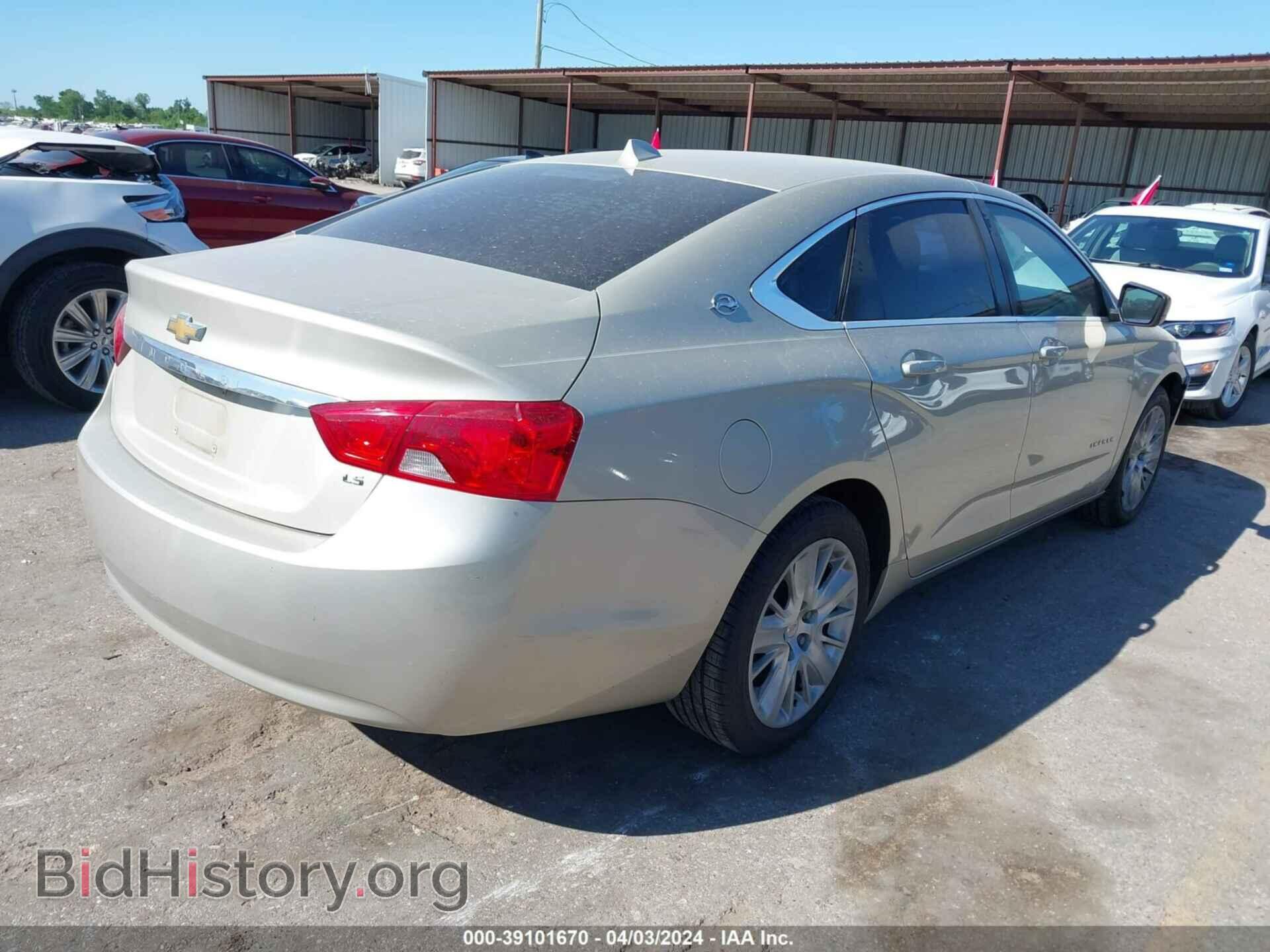 2014 CHEVROLET IMPALA - VIN: 2G11Y5SL2E9219291 - Фото 4