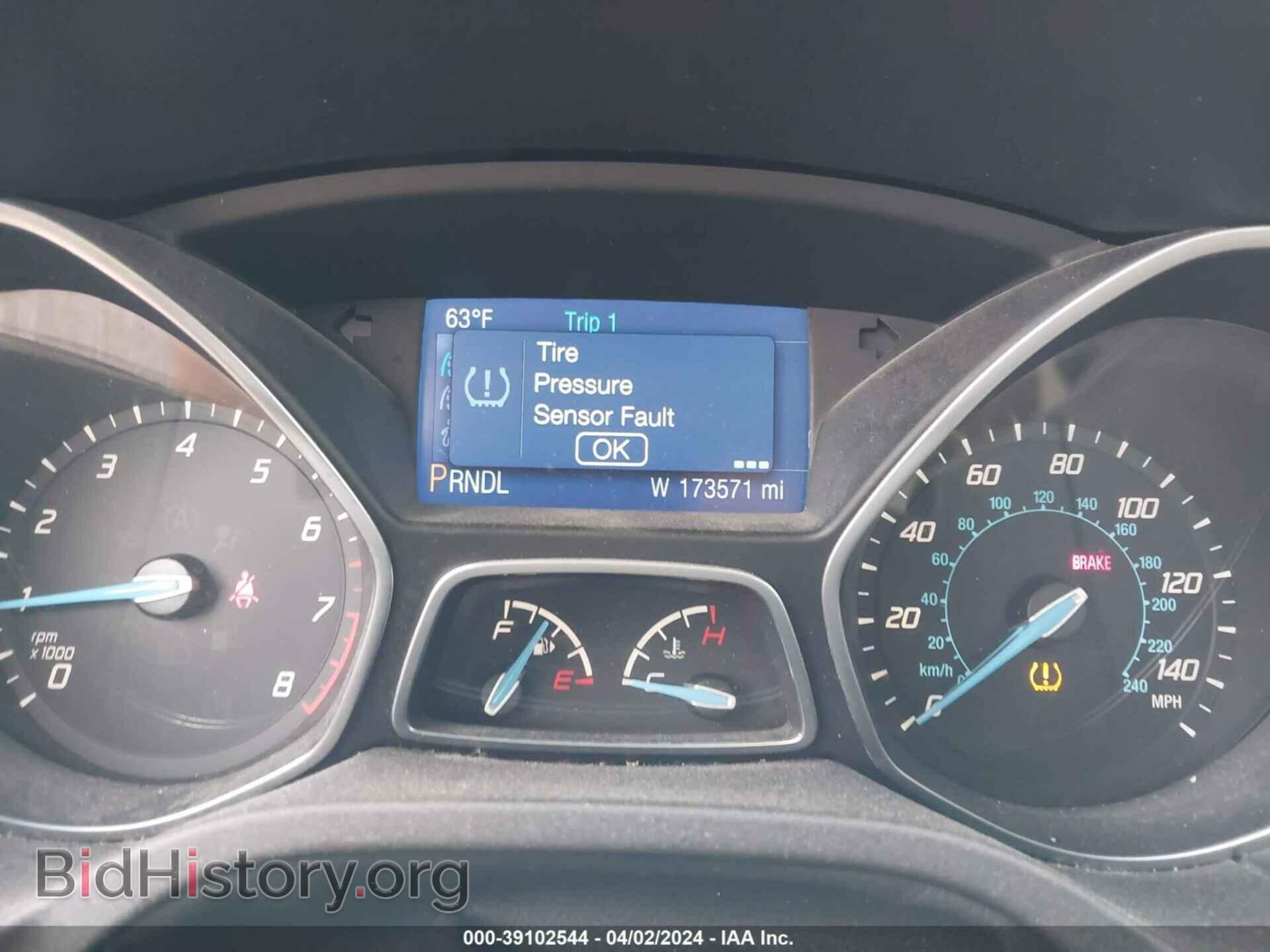 2014 FORD FOCUS - VIN: 1FADP3F20EL142092 - Фото 7