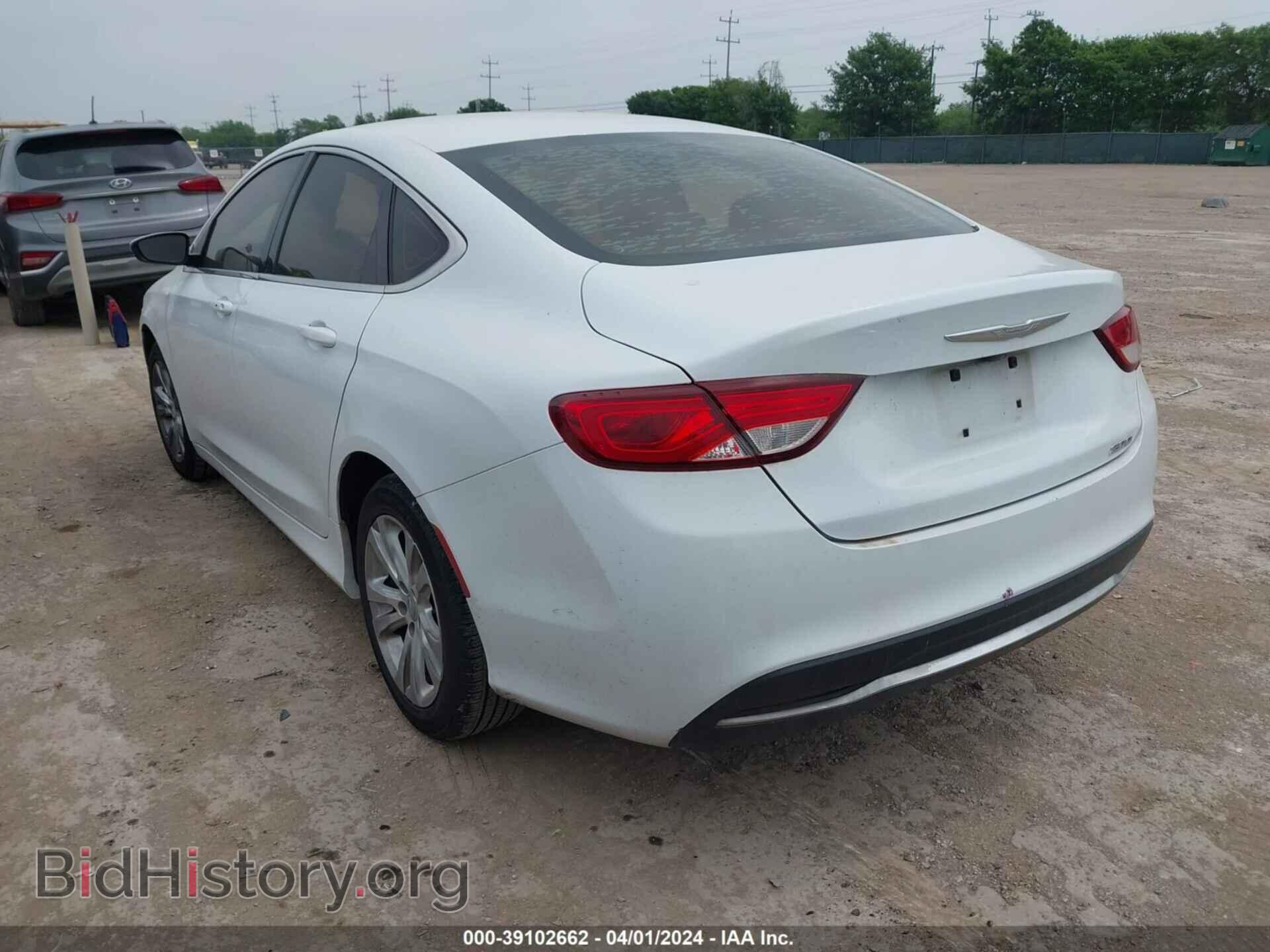 2016 CHRYSLER 200 - VIN: 1C3CCCAB7GN161159 - Фото 3