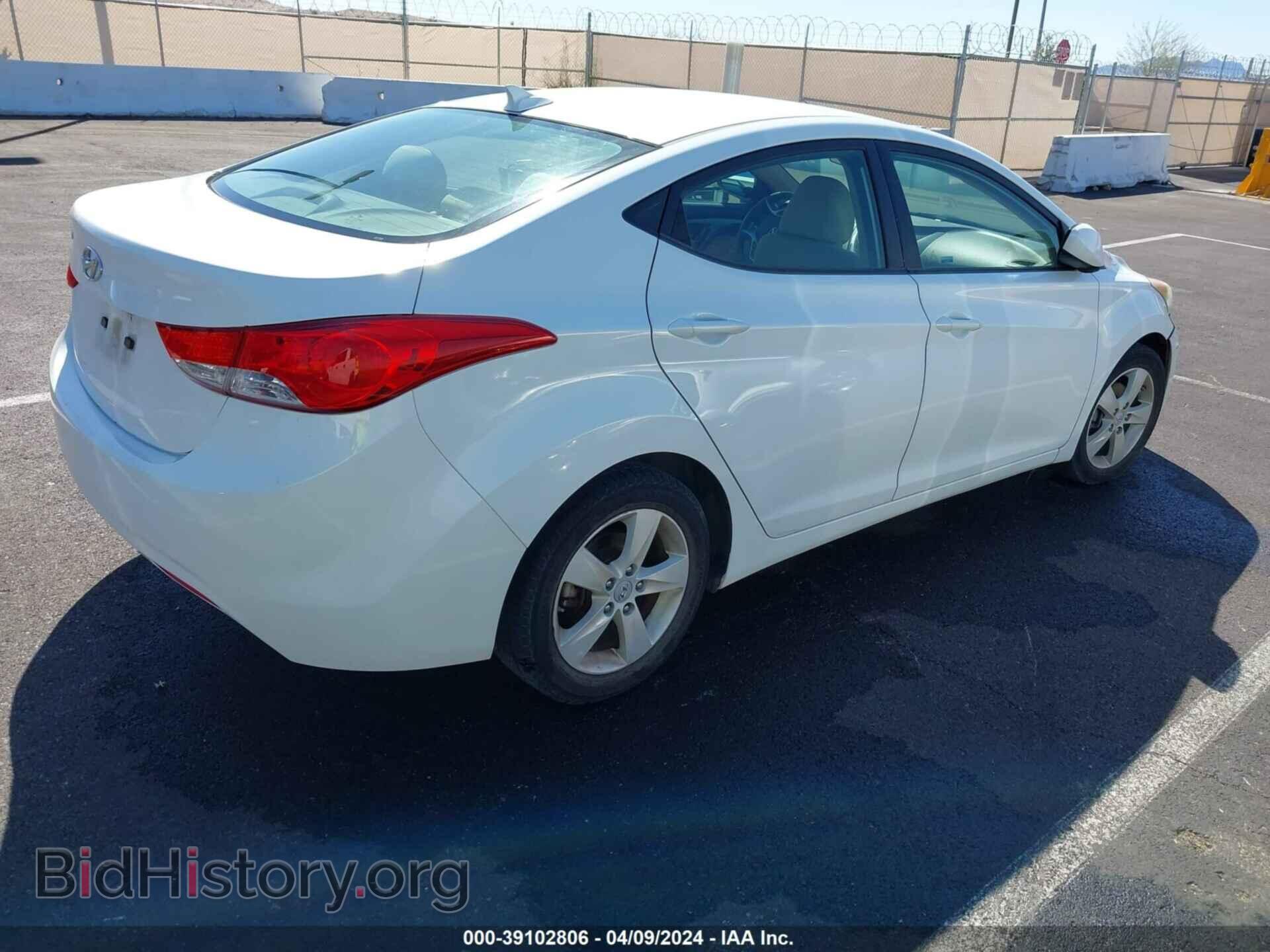 2012 HYUNDAI ELANTRA - VIN: 5NPDH4AE9CH080689 - Фото 4