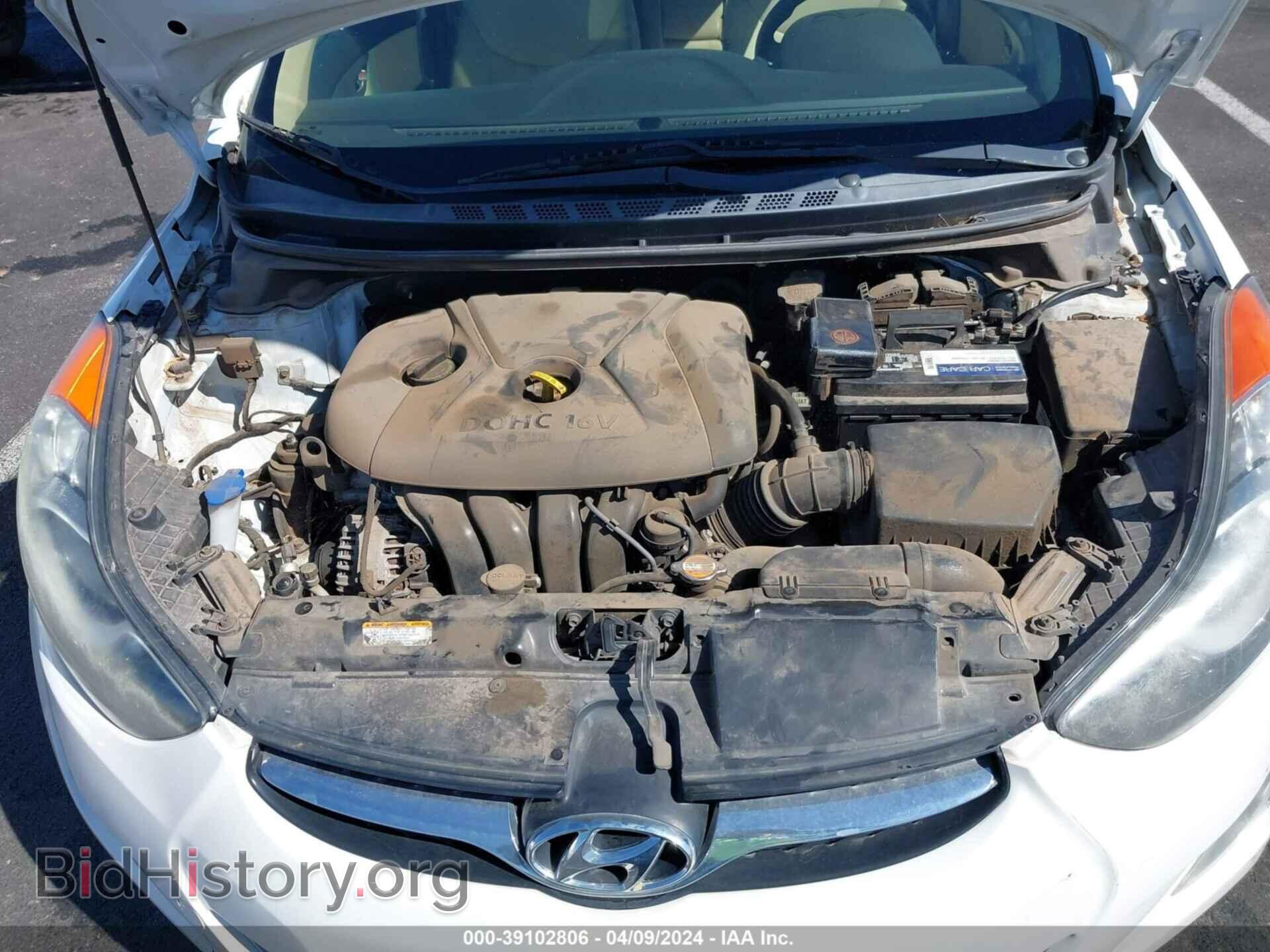 2012 HYUNDAI ELANTRA - VIN: 5NPDH4AE9CH080689 - Фото 10