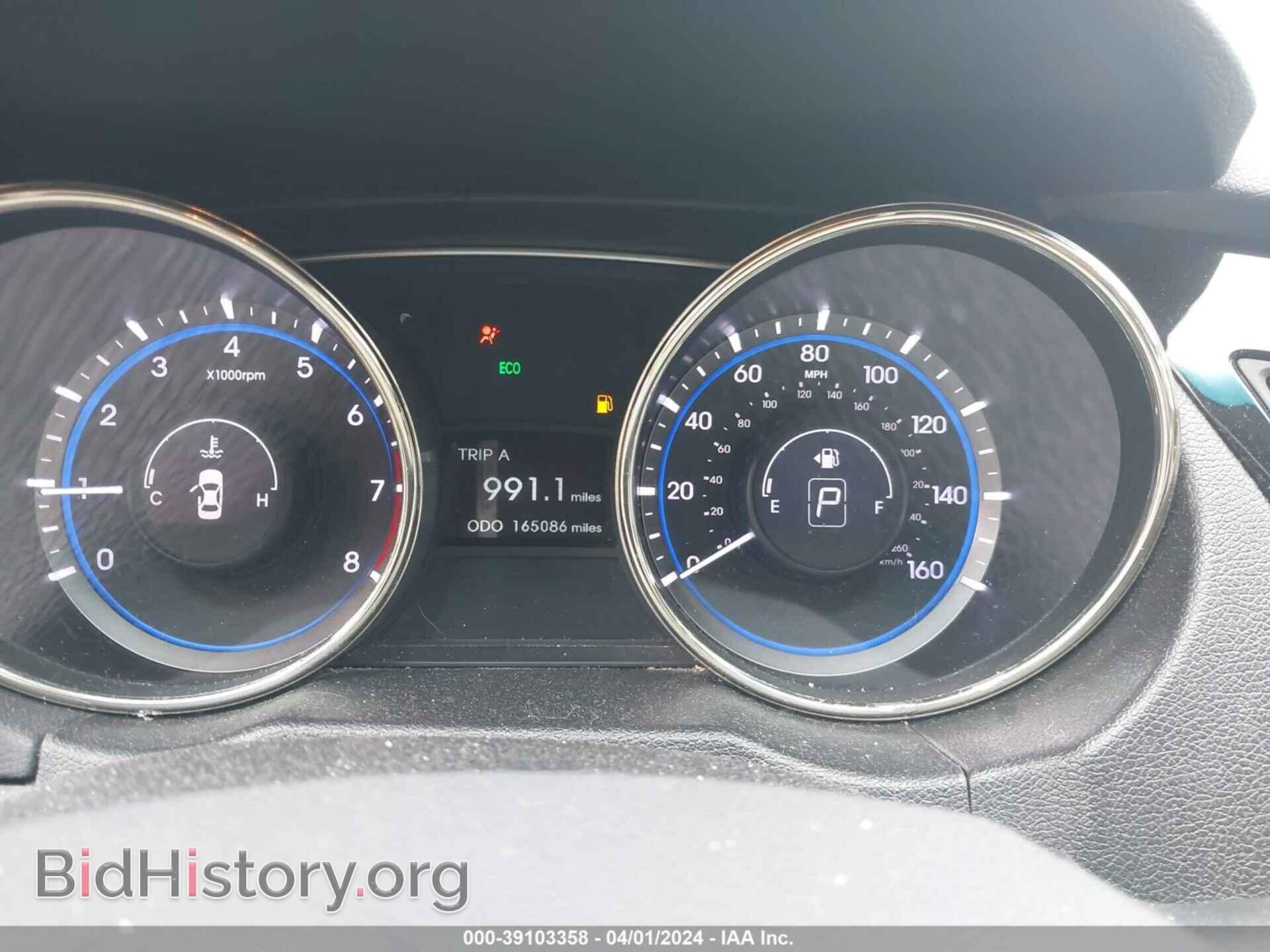 2012 HYUNDAI SONATA - VIN: 5NPEC4AC3CH449550 - Фото 7