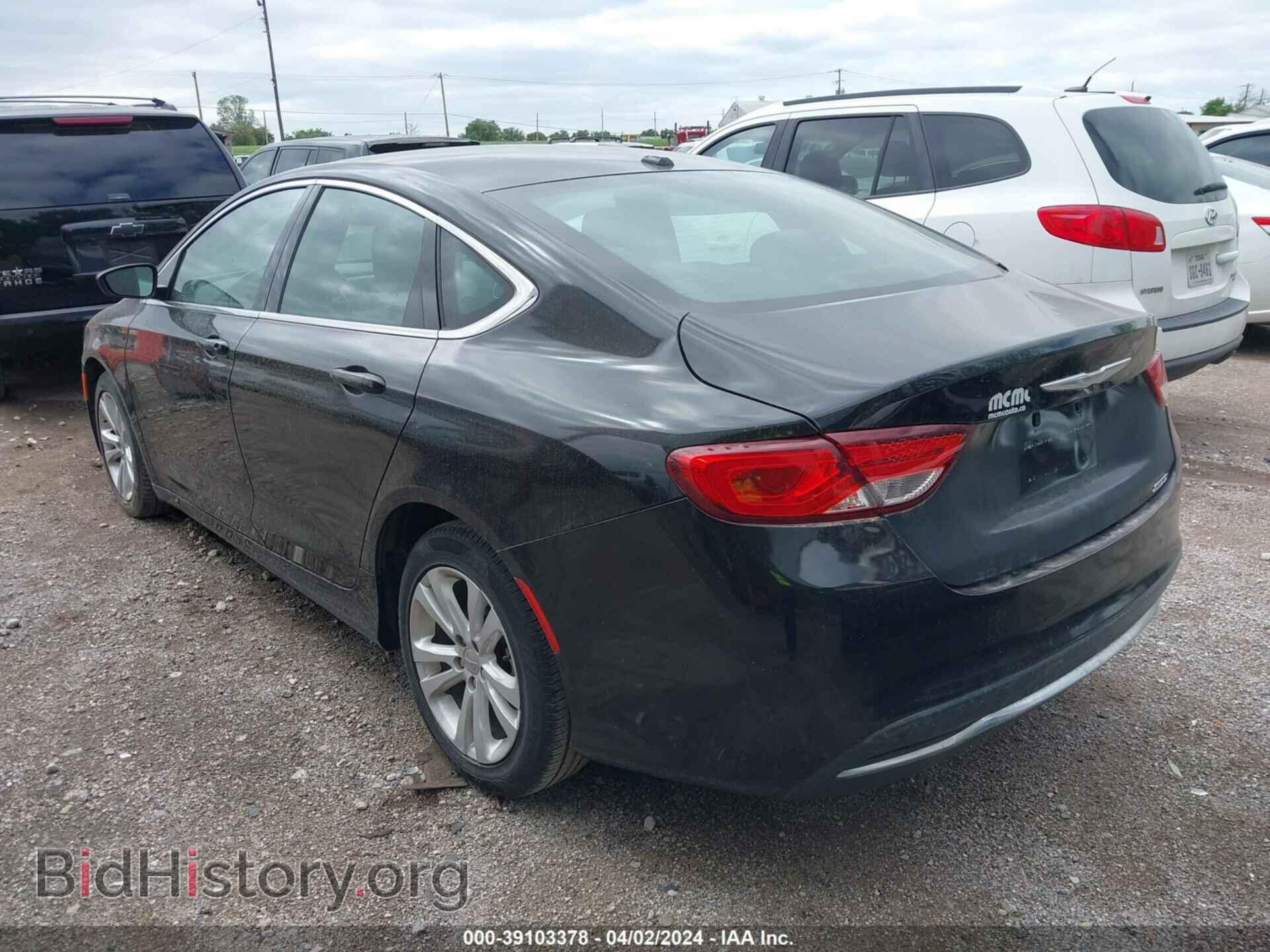 2015 CHRYSLER 200 - VIN: 1C3CCCAB6FN608384 - Фото 3