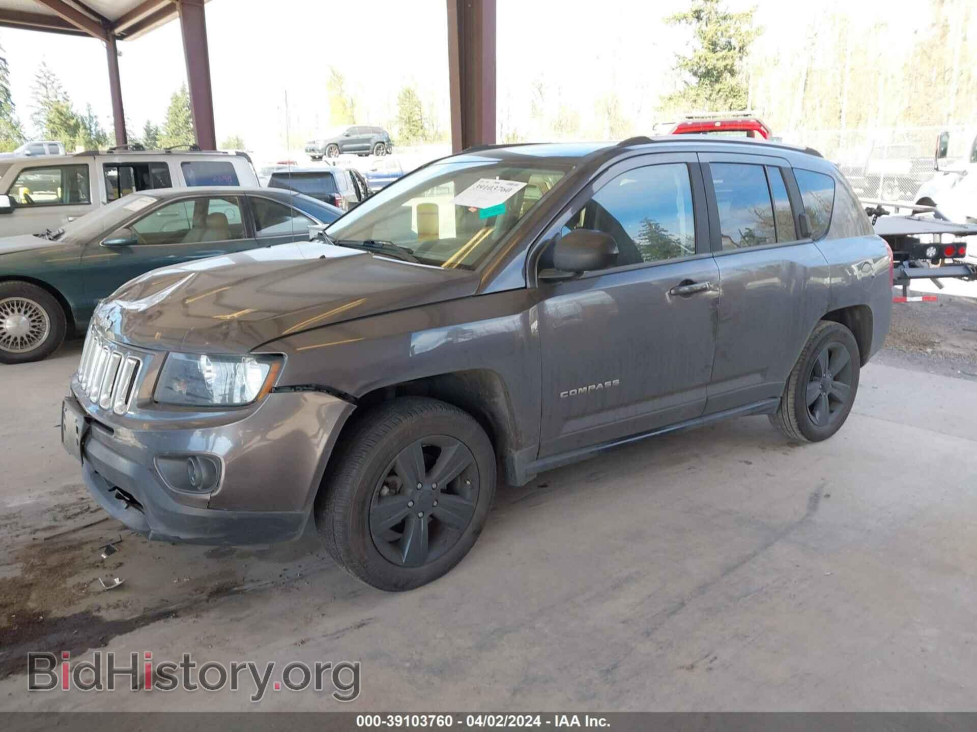 2016 JEEP COMPASS - VIN: 1C4NJCBA8GD513090 - Фото 2