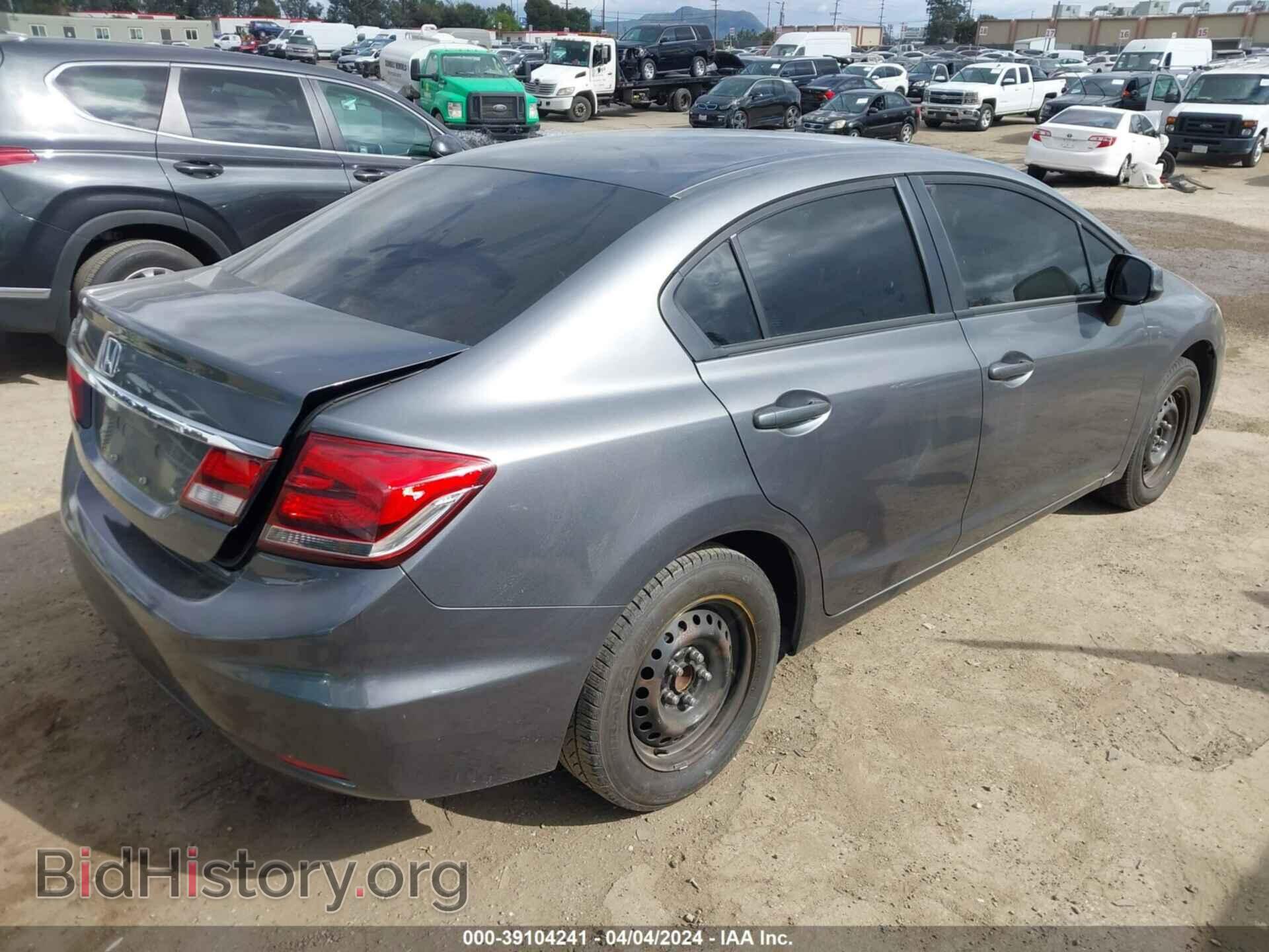 2013 HONDA CIVIC - VIN: 19XFB2F50DE268143 - Фото 4