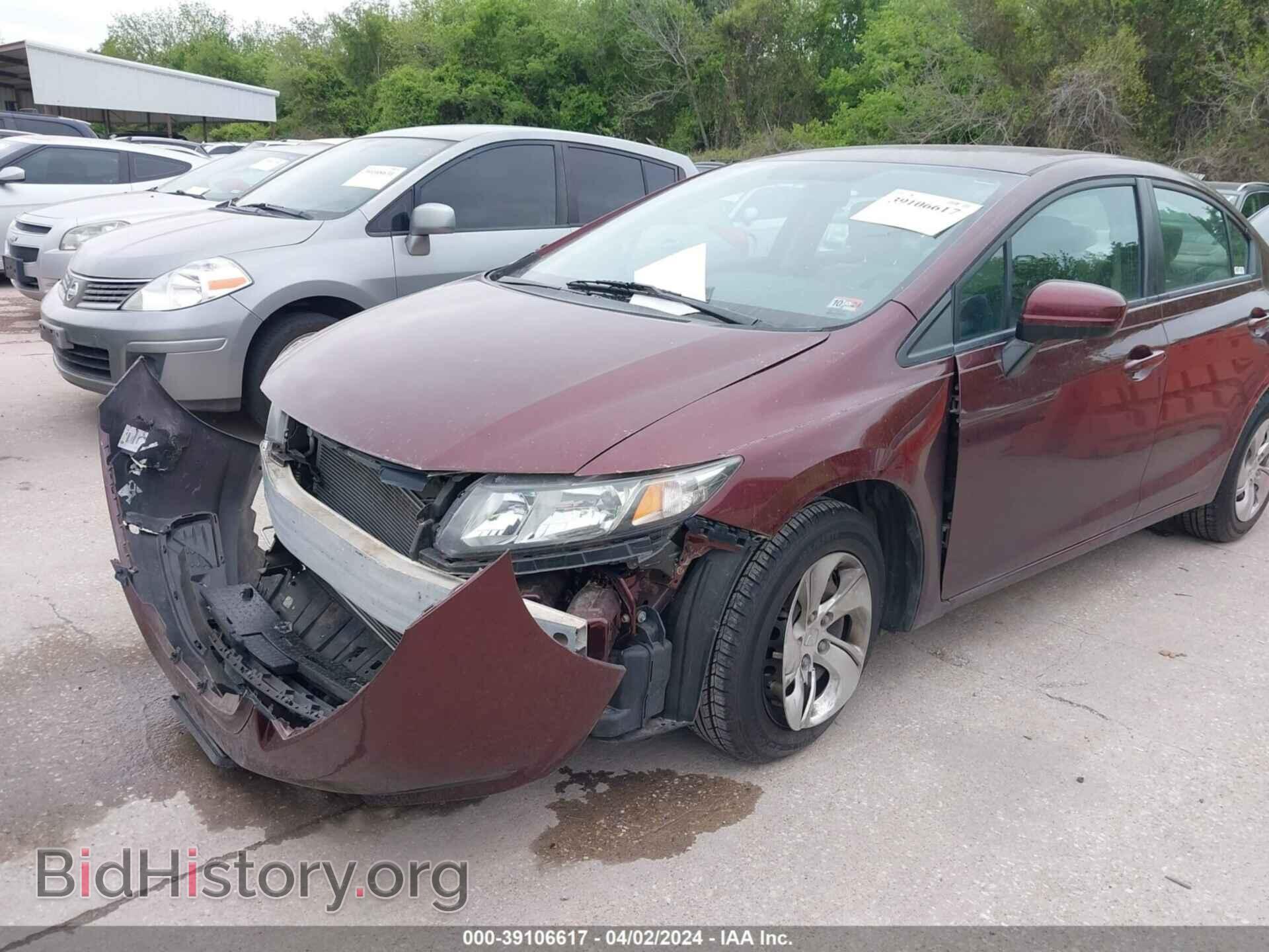 2014 HONDA CIVIC - VIN: 19XFB2F59EE039977 - Фото 2