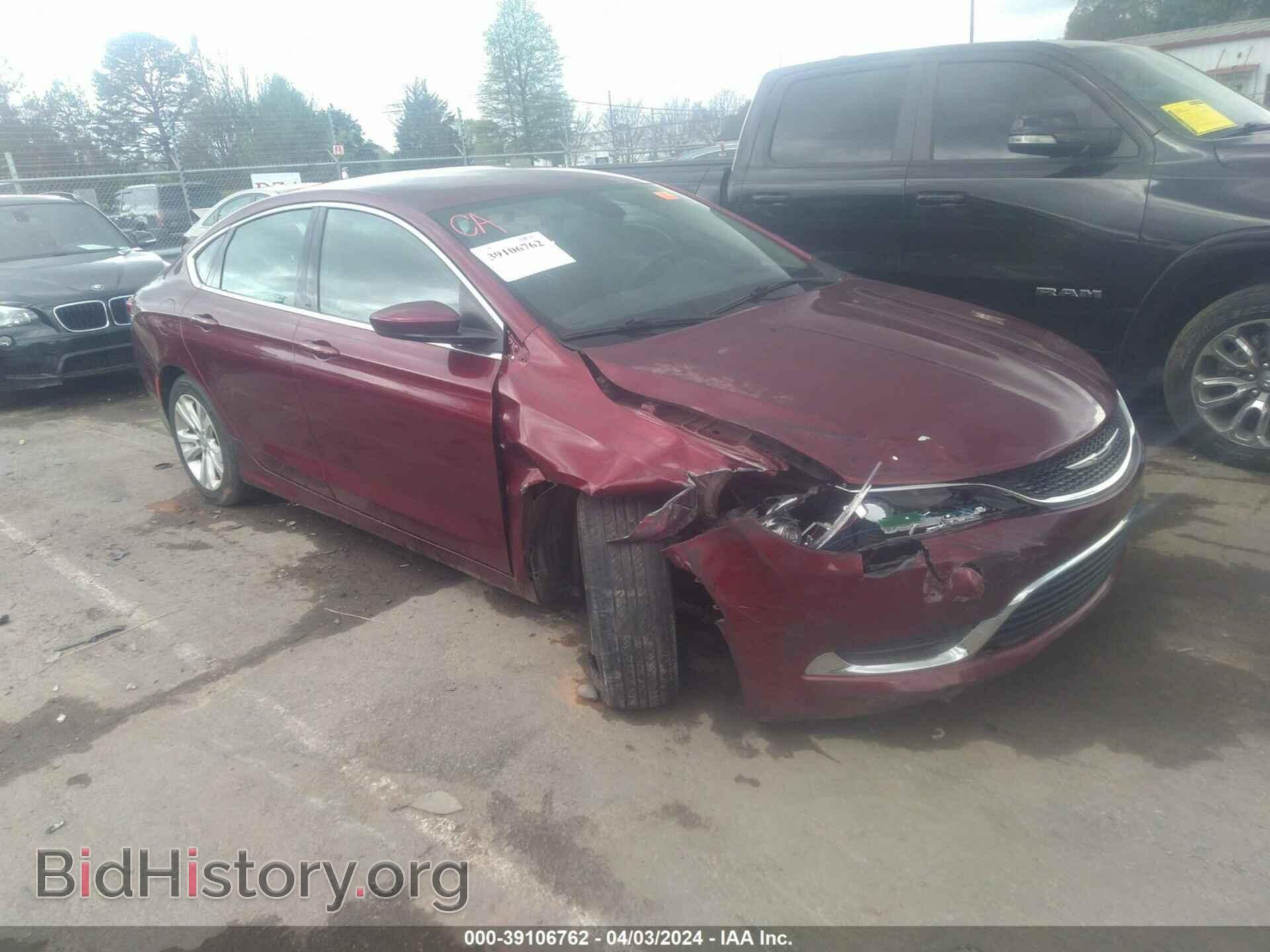 Фотография 1C3CCCAB2FN701130 - CHRYSLER 200 2015