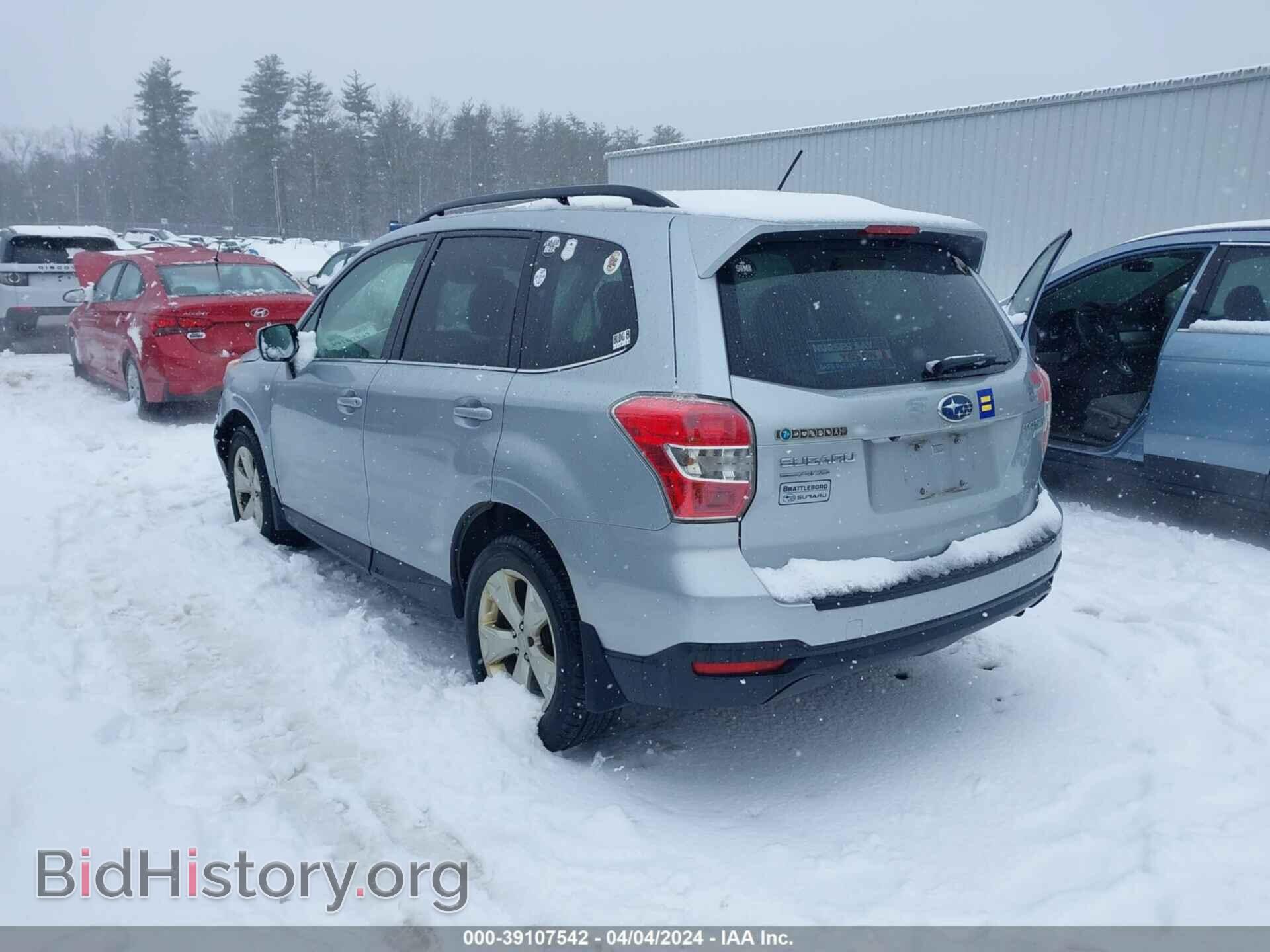 2015 SUBARU FORESTER - VIN: JF2SJARC3FH598363 - Фото 3