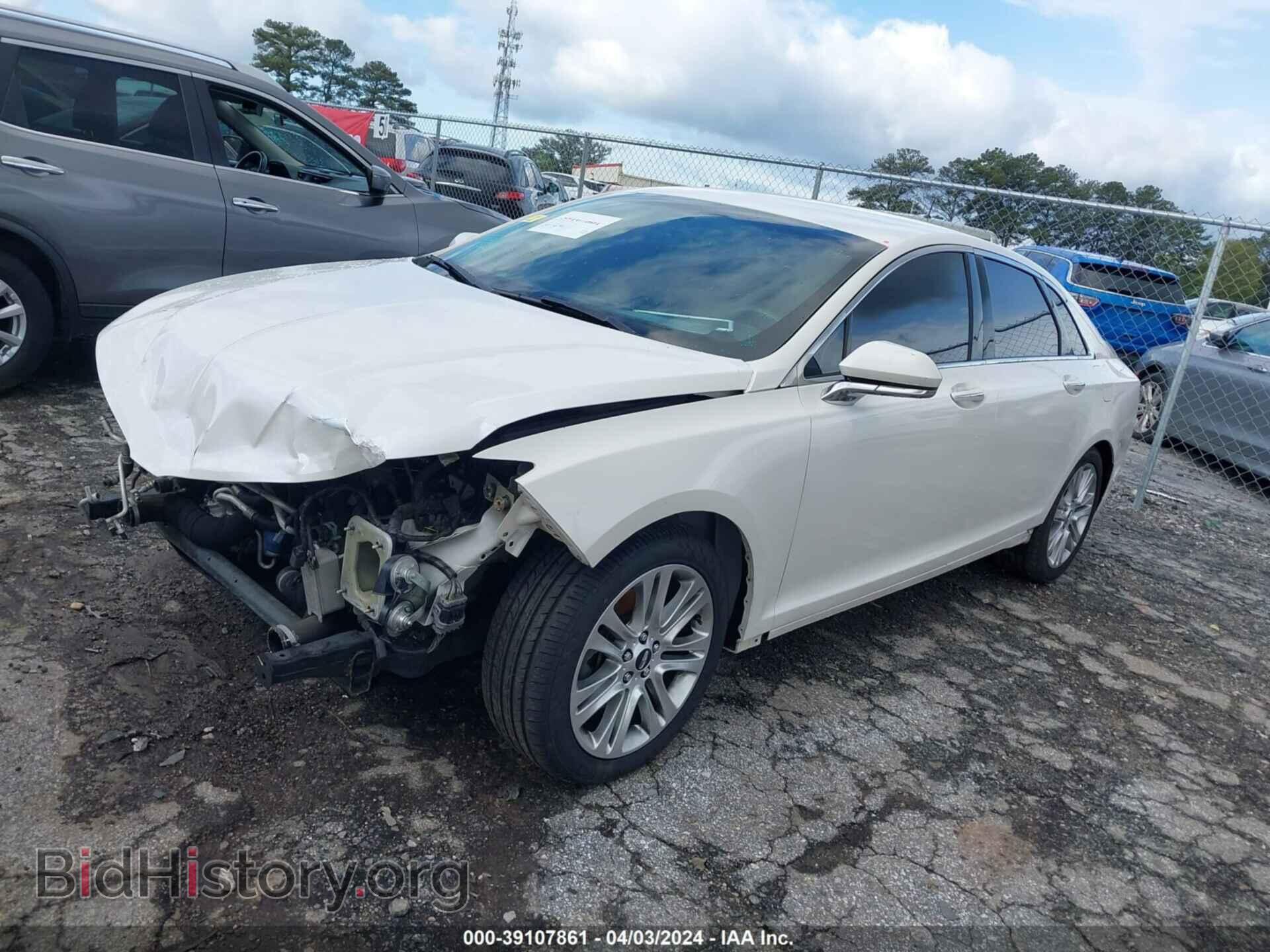 2016 LINCOLN MKZ - VIN: 3LN6L2G95GR612458 - Фото 2