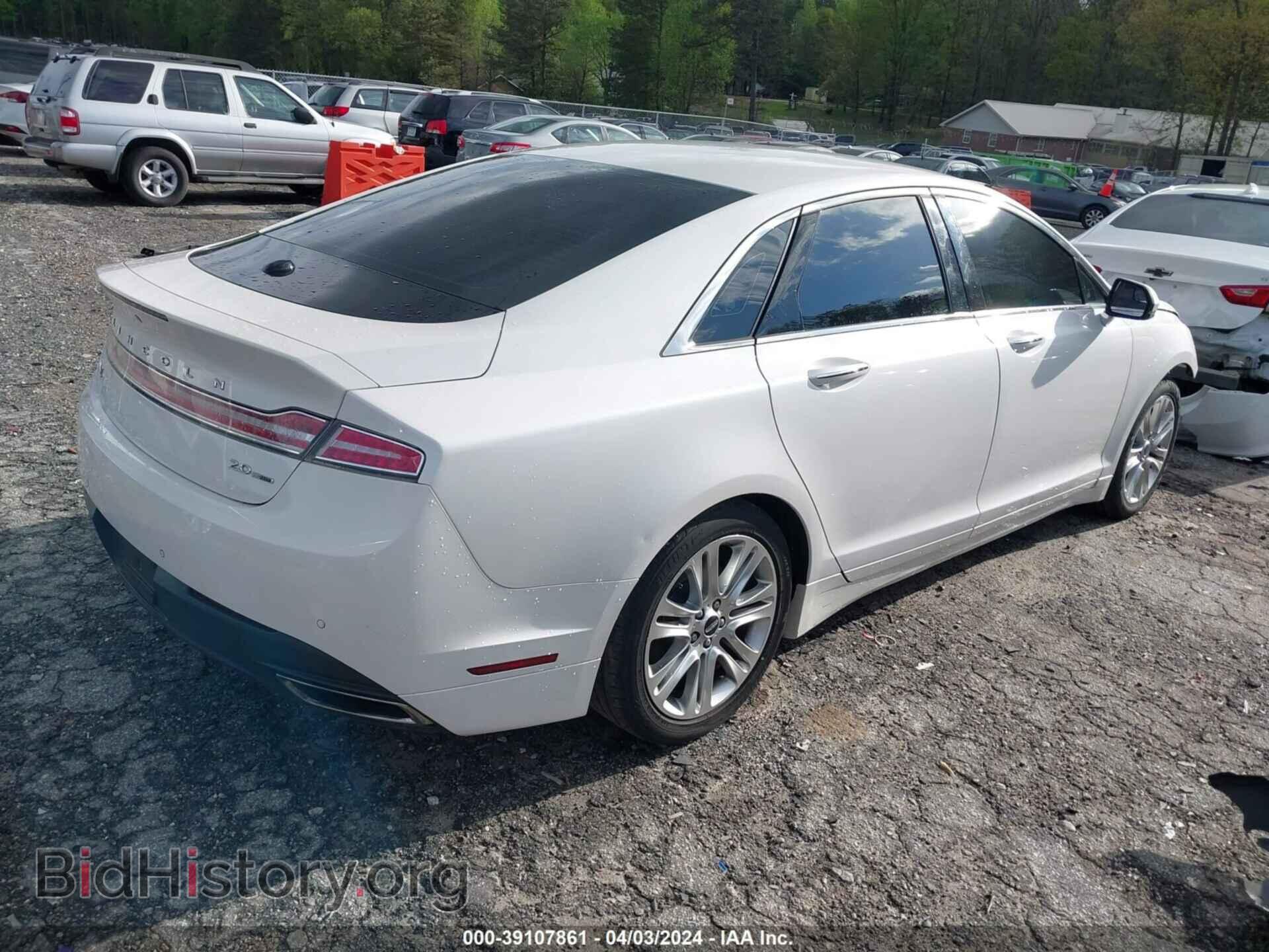 2016 LINCOLN MKZ - VIN: 3LN6L2G95GR612458 - Фото 4