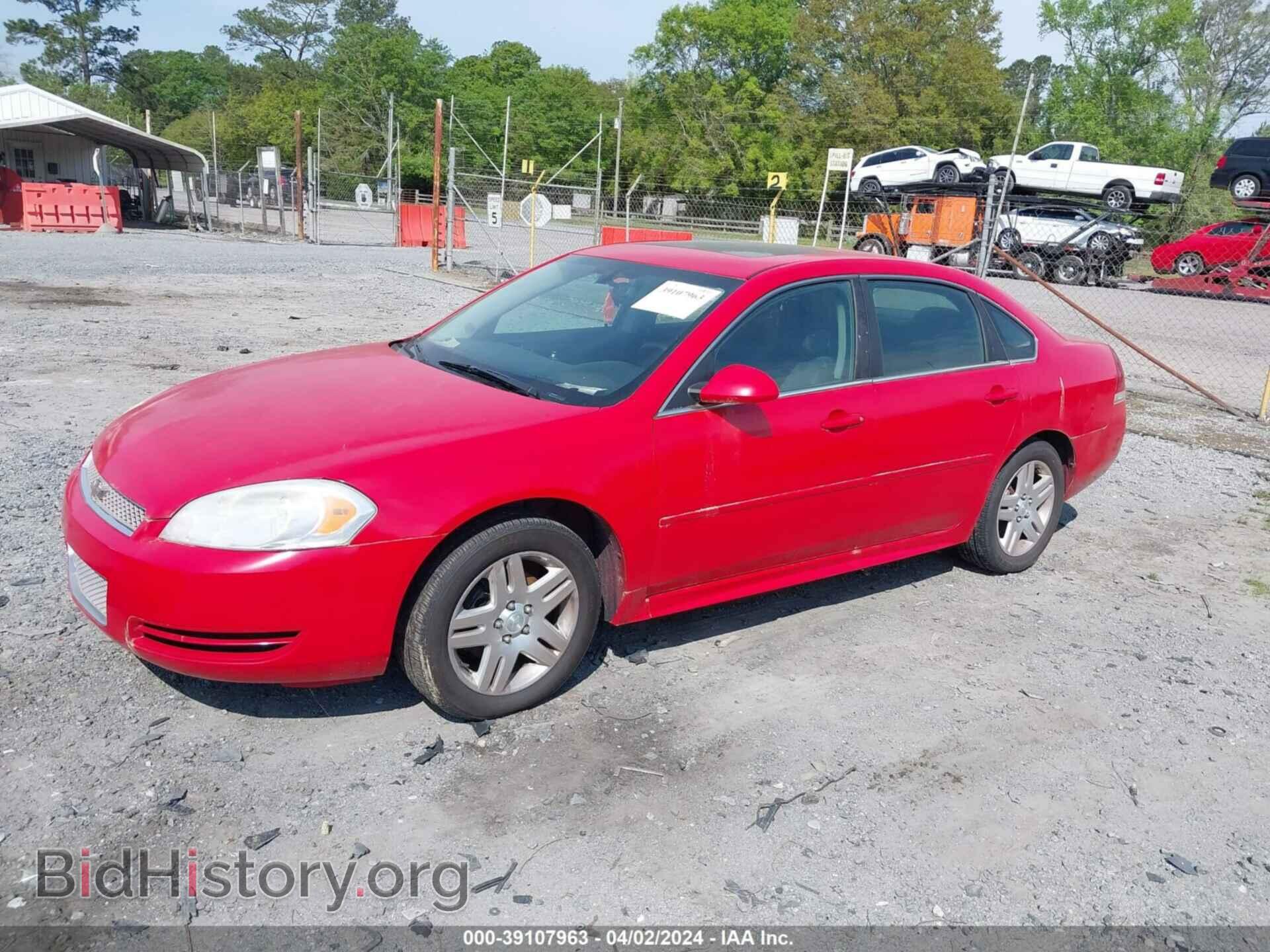 2012 CHEVROLET IMPALA - VIN: 2G1WG5E31C1265307 - Photo 2