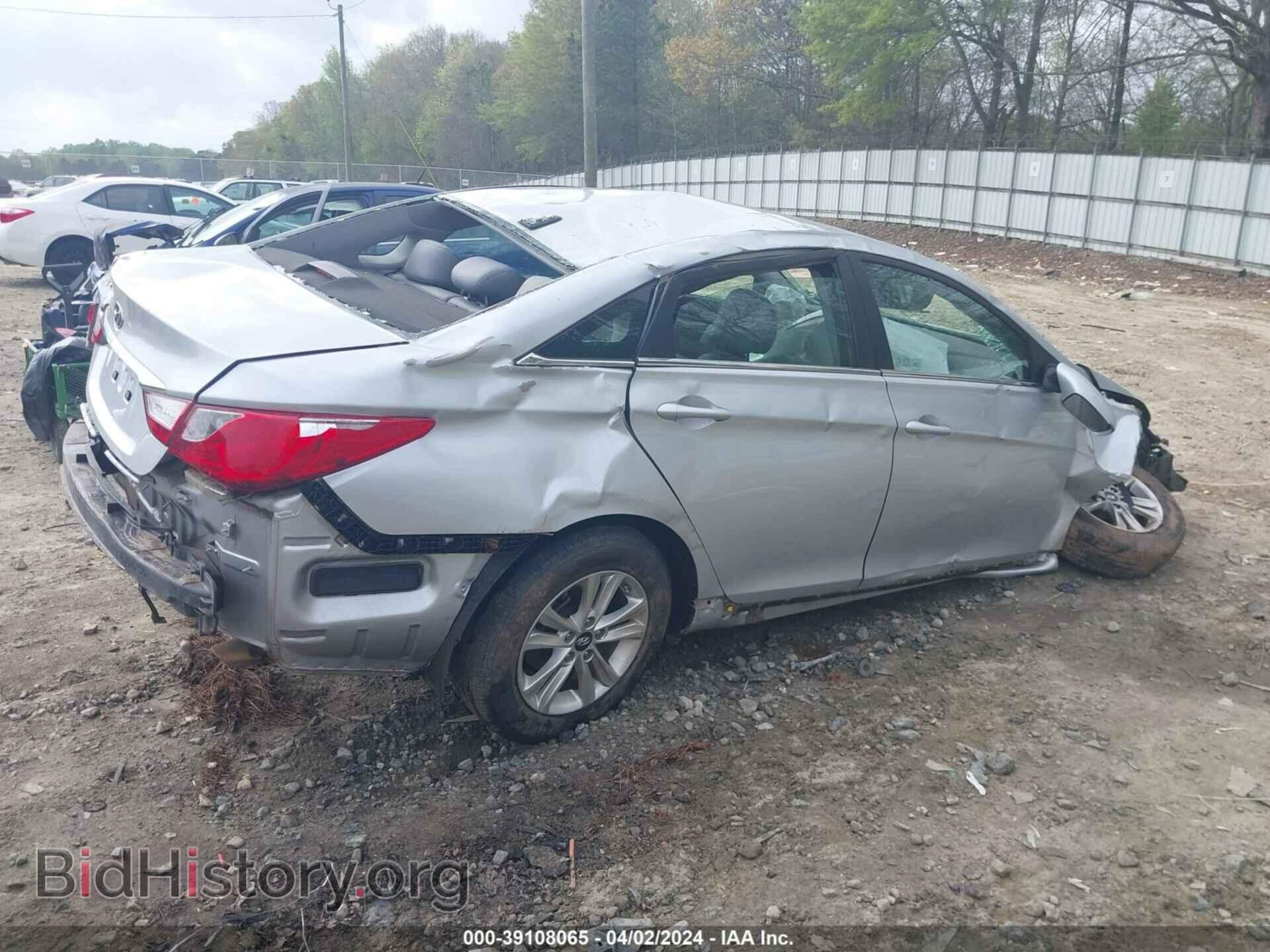 2014 HYUNDAI SONATA - VIN: 5NPEB4AC9EH941781 - Фото 4
