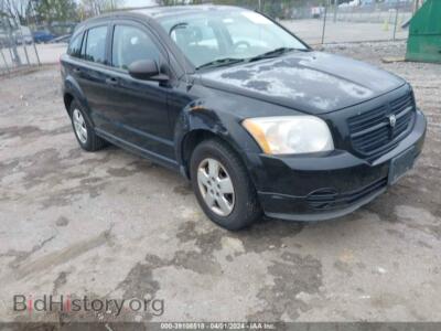 2007 Dodge CALIBER, черный — VIN 1B3HB28B87D149422, IAAI