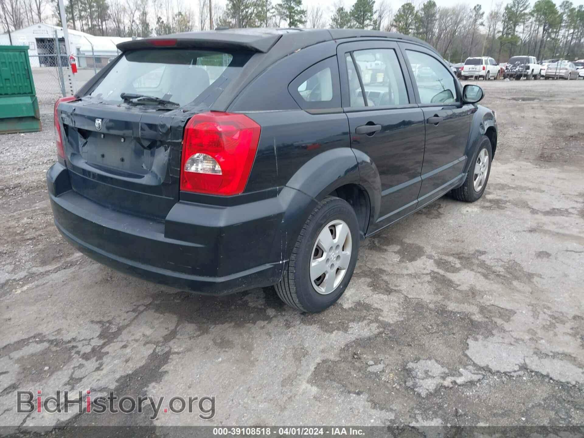 2007 DODGE CALIBER - VIN: 1B3HB28B87D149422 - Фото 4