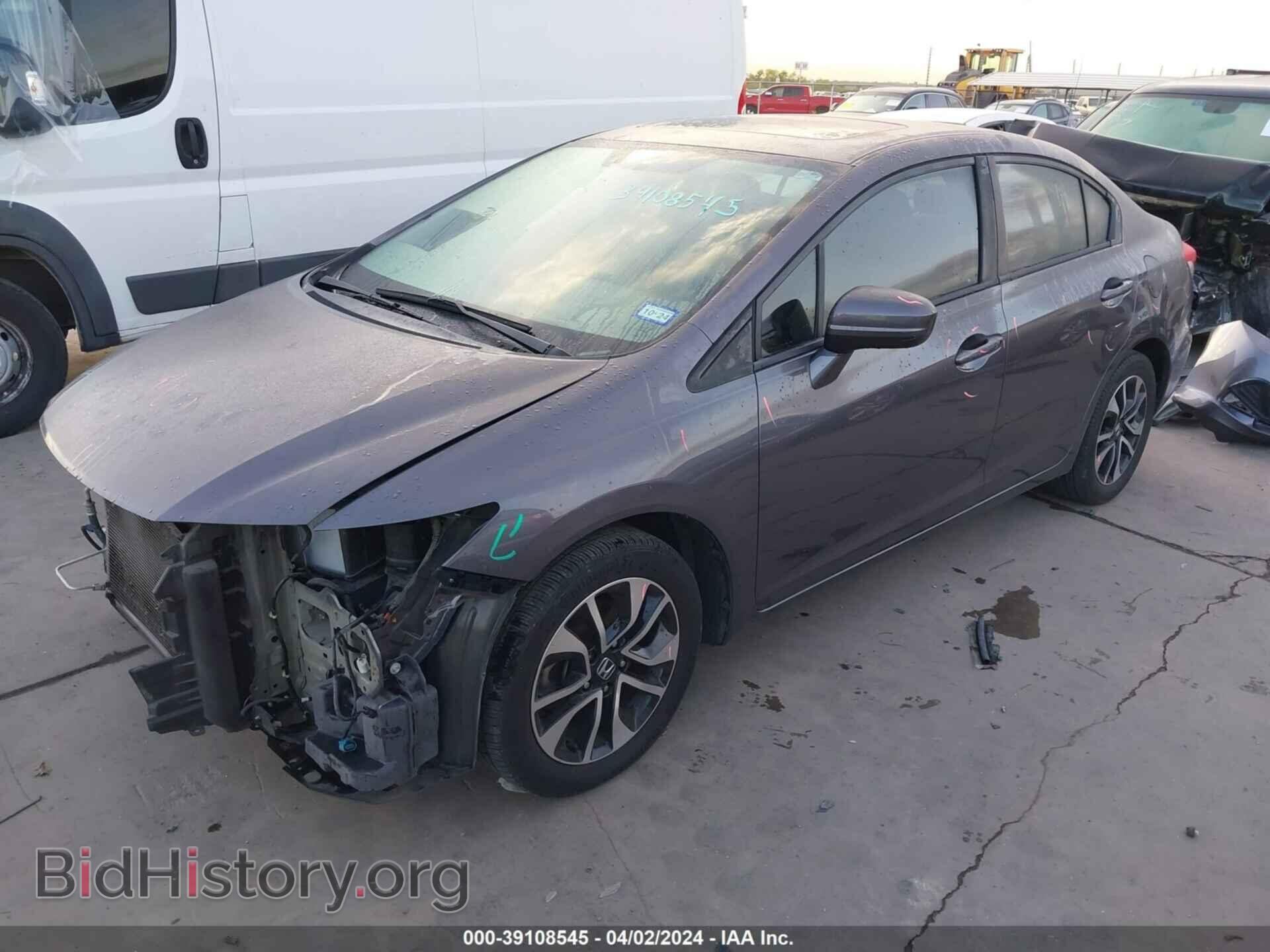 2014 HONDA CIVIC - VIN: 19XFB2F89EE076120 - Photo 2