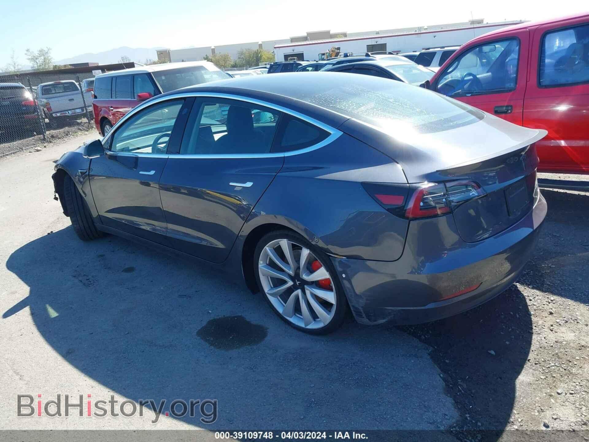 2019 TESLA MODEL 3 - VIN: 5YJ3E1EB6KF392887 - Фото 3