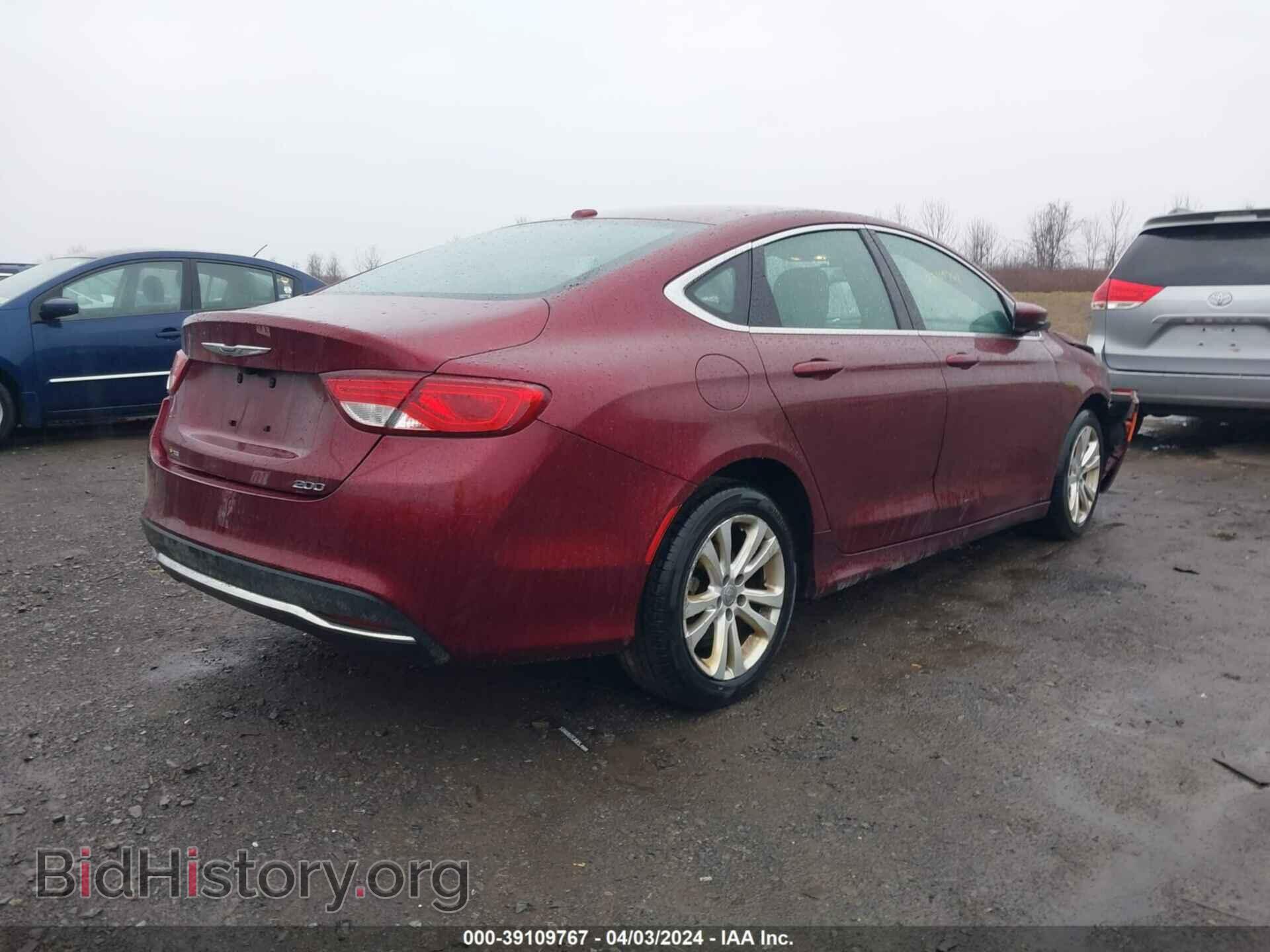 2015 CHRYSLER 200 - VIN: 1C3CCCAB5FN631736 - Фото 4