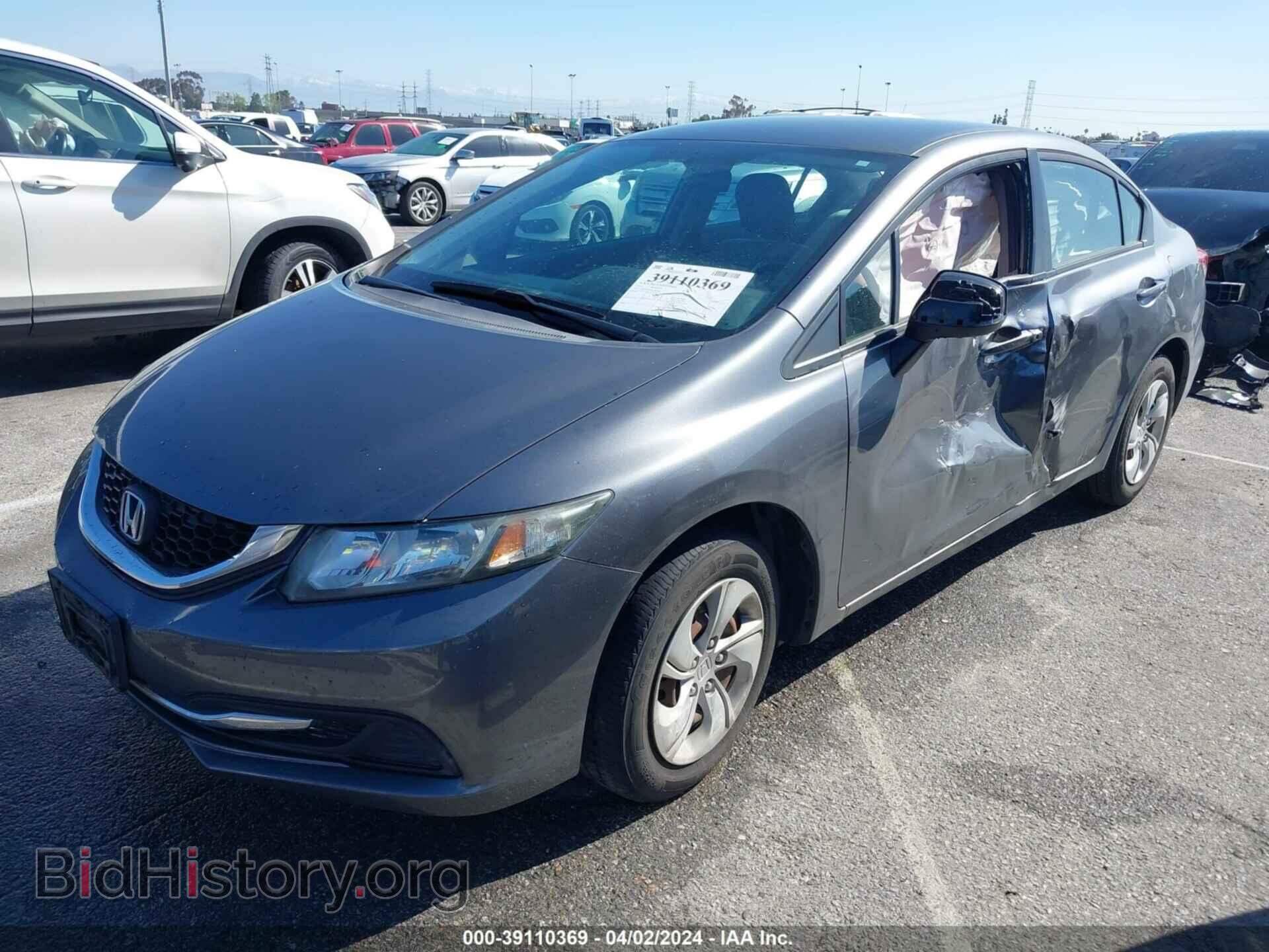 2013 HONDA CIVIC - VIN: 19XFB2F59DE284891 - Фото 2