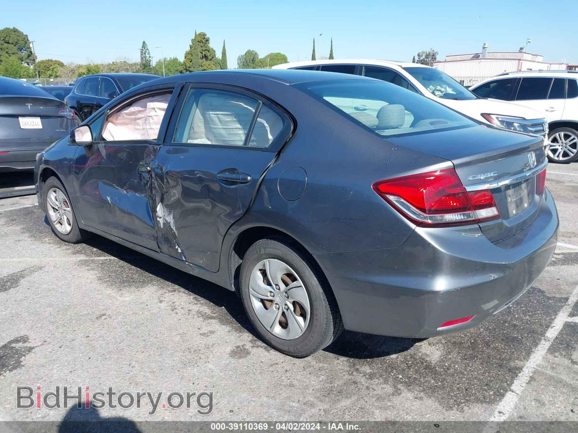 2013 HONDA CIVIC - VIN: 19XFB2F59DE284891 - Фото 3