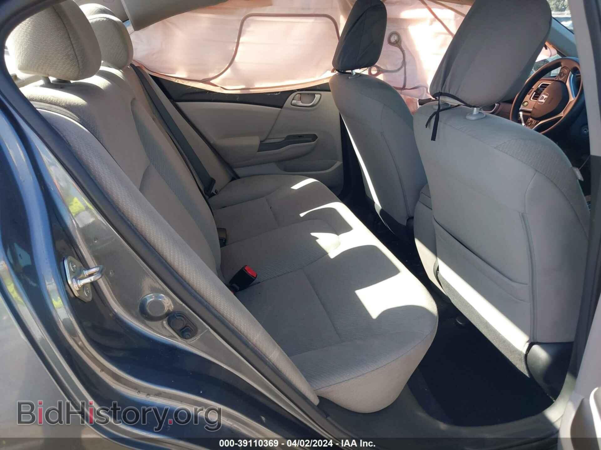 2013 HONDA CIVIC - VIN: 19XFB2F59DE284891 - Фото 8
