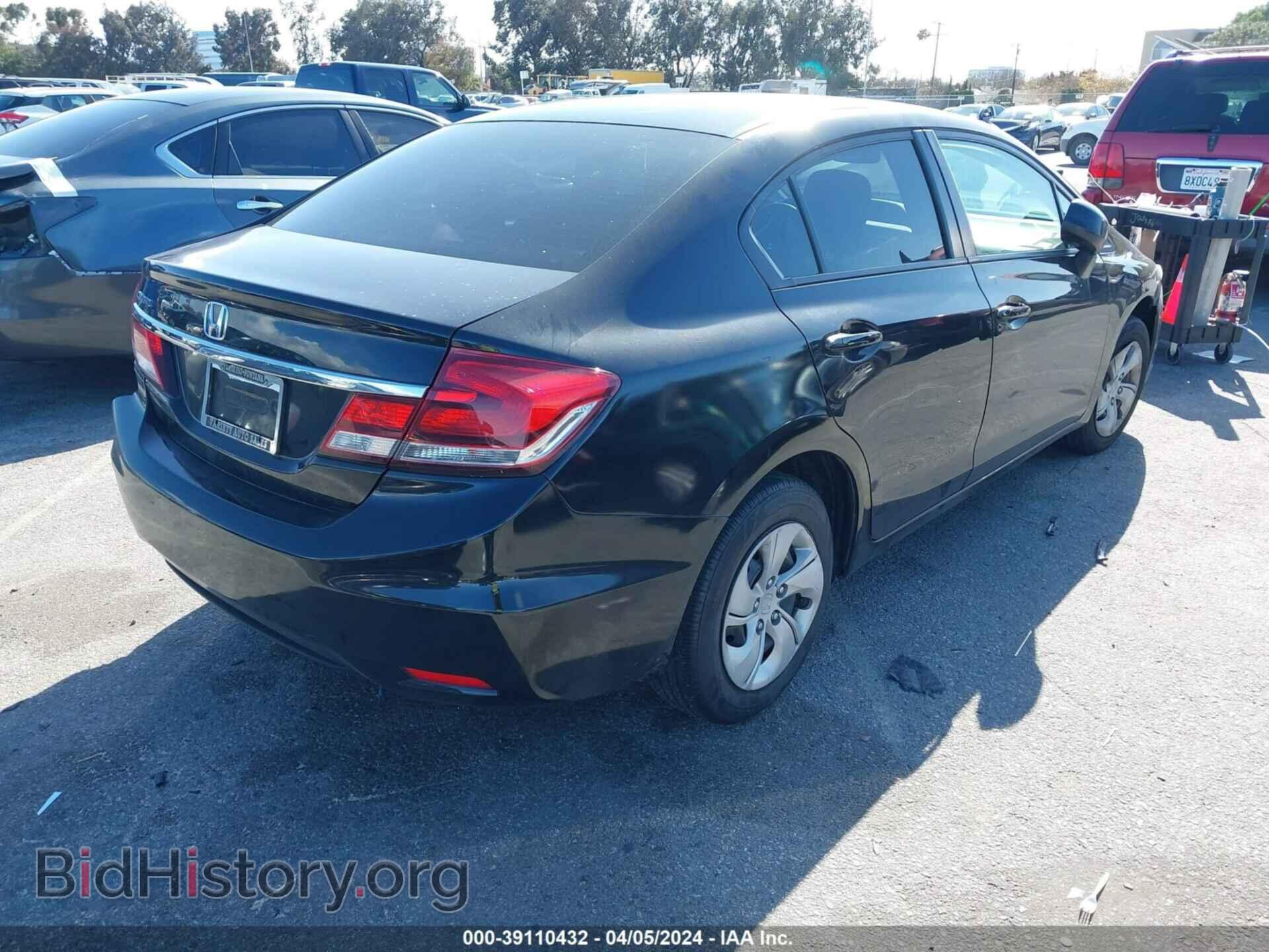 2013 HONDA CIVIC - VIN: 19XFB2F51DE293844 - Фото 4