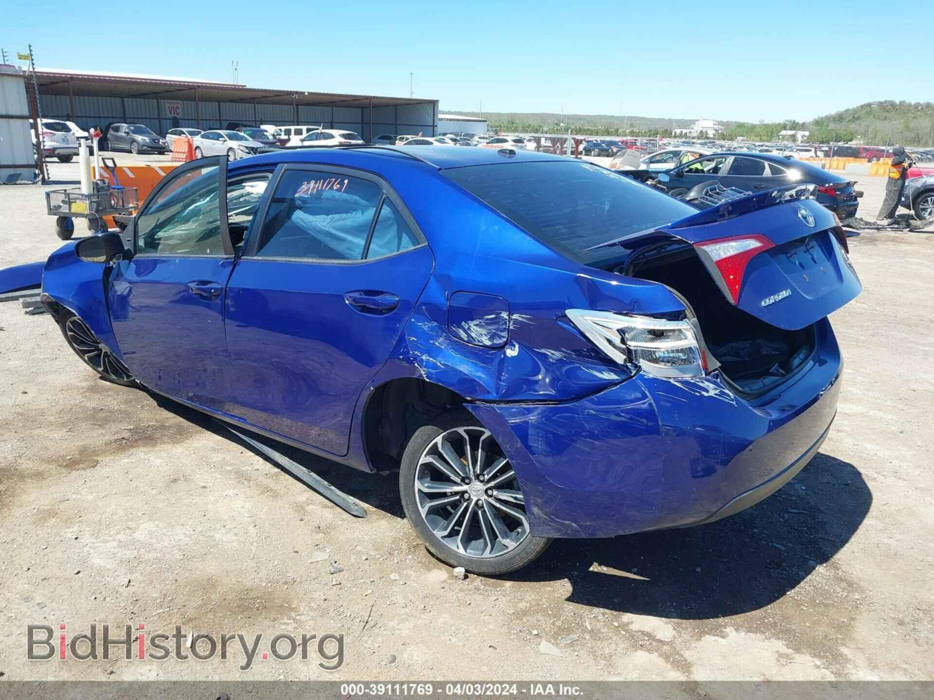2016 TOYOTA COROLLA - VIN: 5YFBURHE6GP482930 - Фото 3