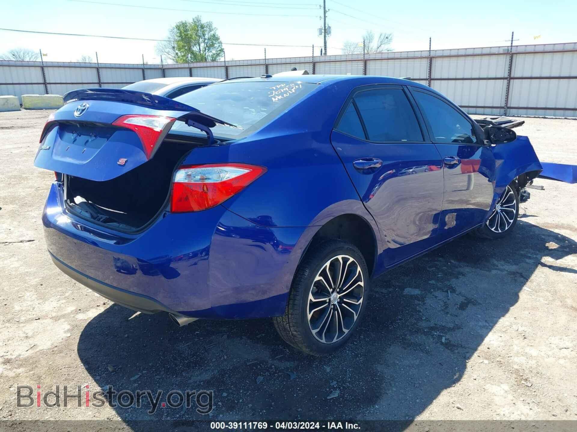 2016 TOYOTA COROLLA - VIN: 5YFBURHE6GP482930 - Фото 4