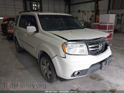 2014 Honda PILOT Touring, white — VIN 5FNYF3H97EB019014, IAAI