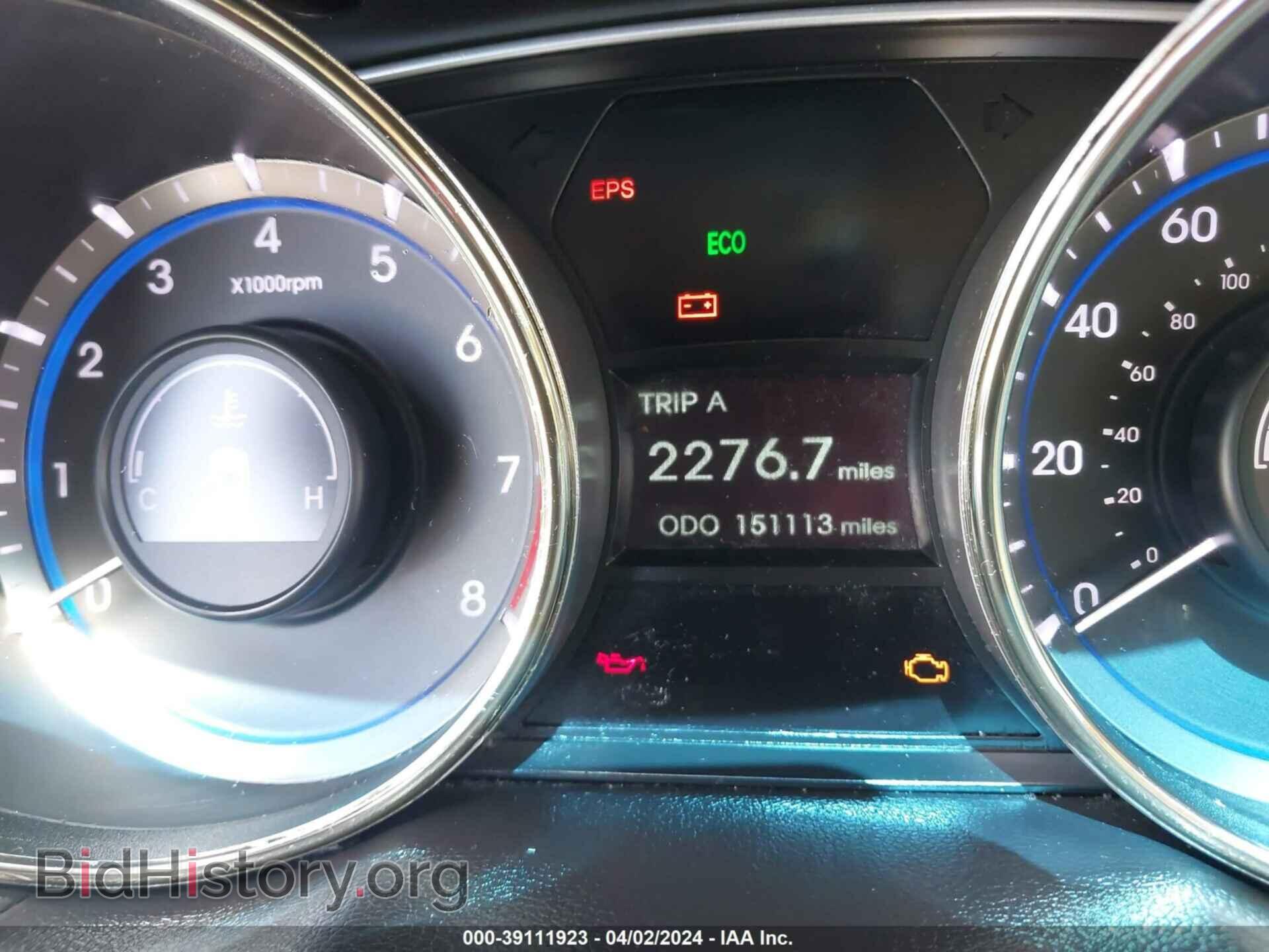 2012 HYUNDAI SONATA - VIN: 5NPEB4AC5CH381500 - Фото 7