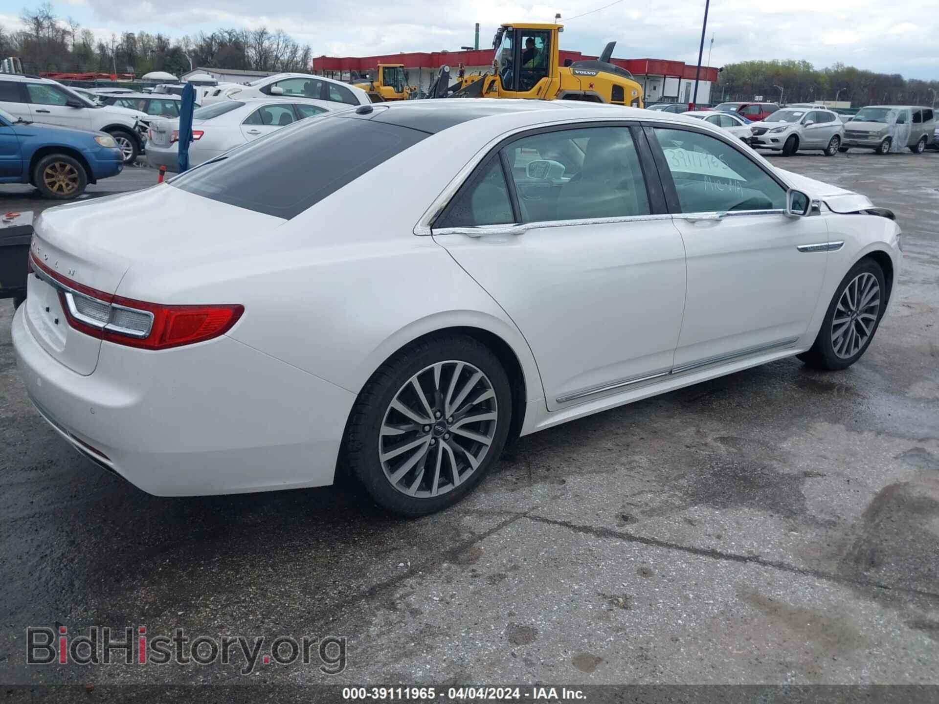 2017 LINCOLN CONTINENTAL - VIN: 1LN6L9TK2H5634617 - Фото 4