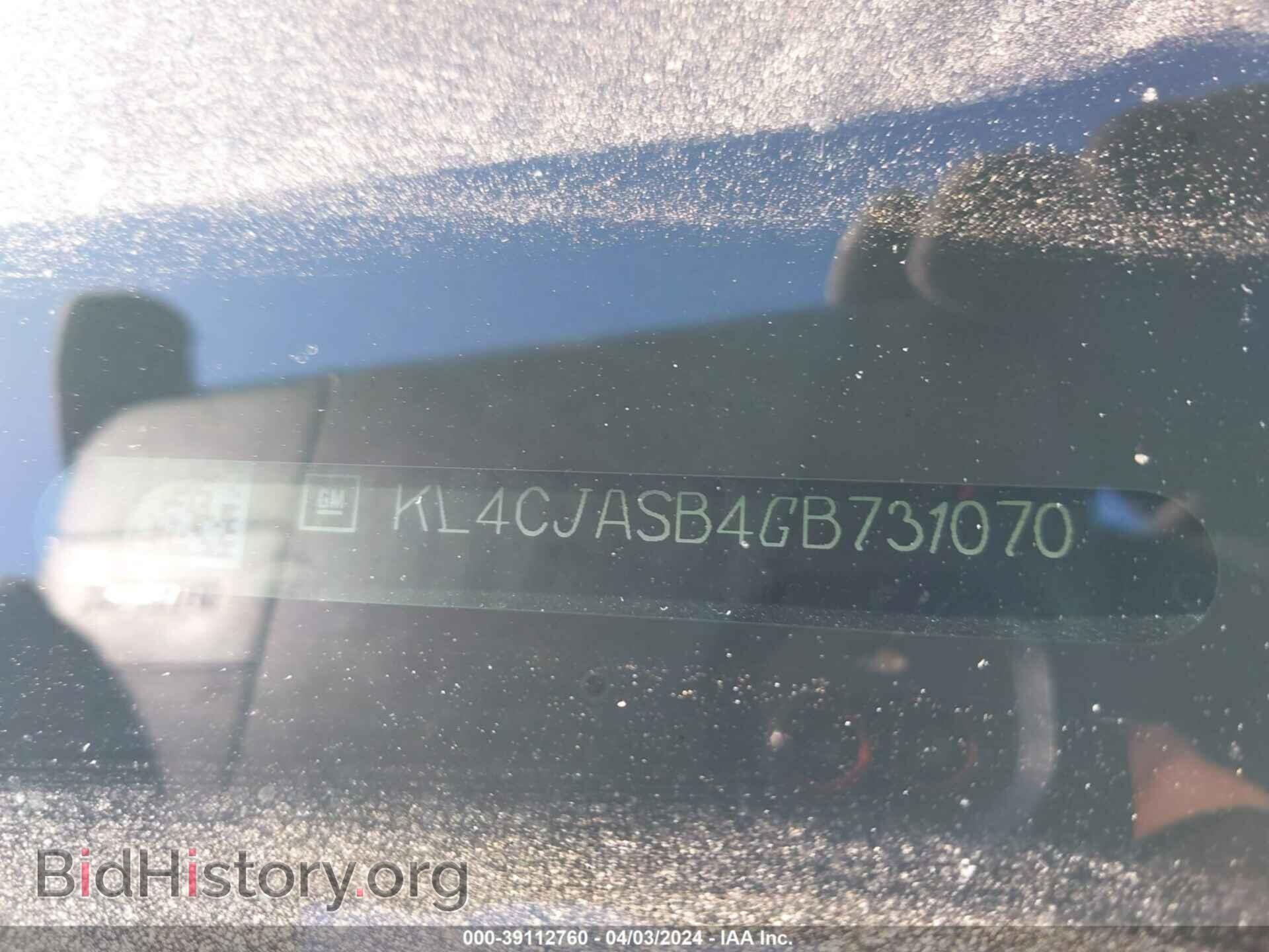 2016 BUICK ENCORE - VIN: KL4CJASB4GB731070 - Фото 9