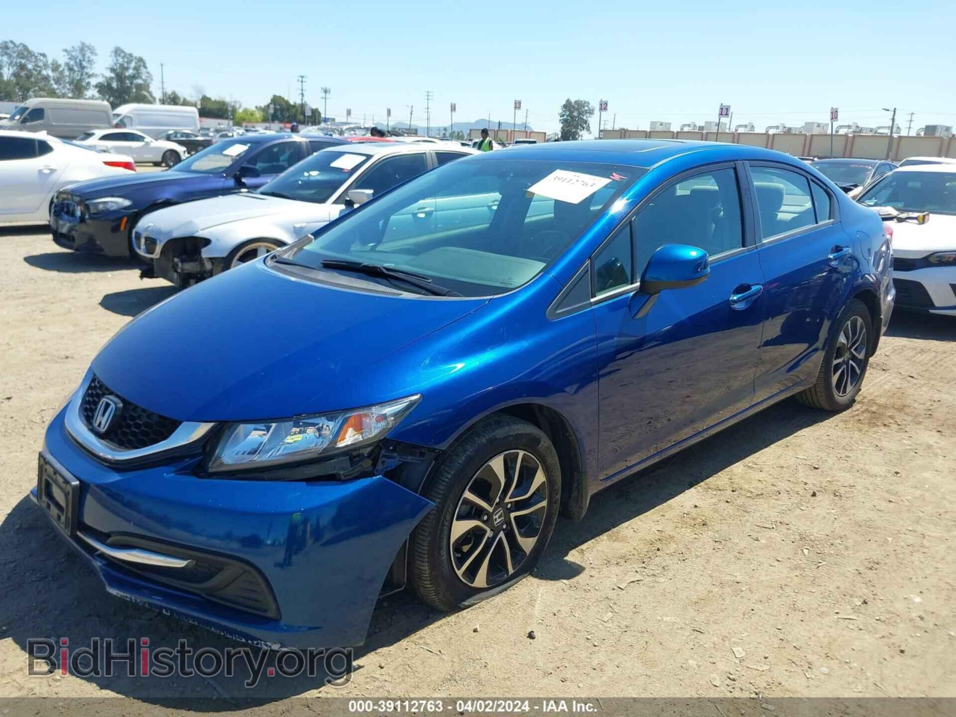 2013 HONDA CIVIC - VIN: 19XFB2F83DE254246 - Фото 2