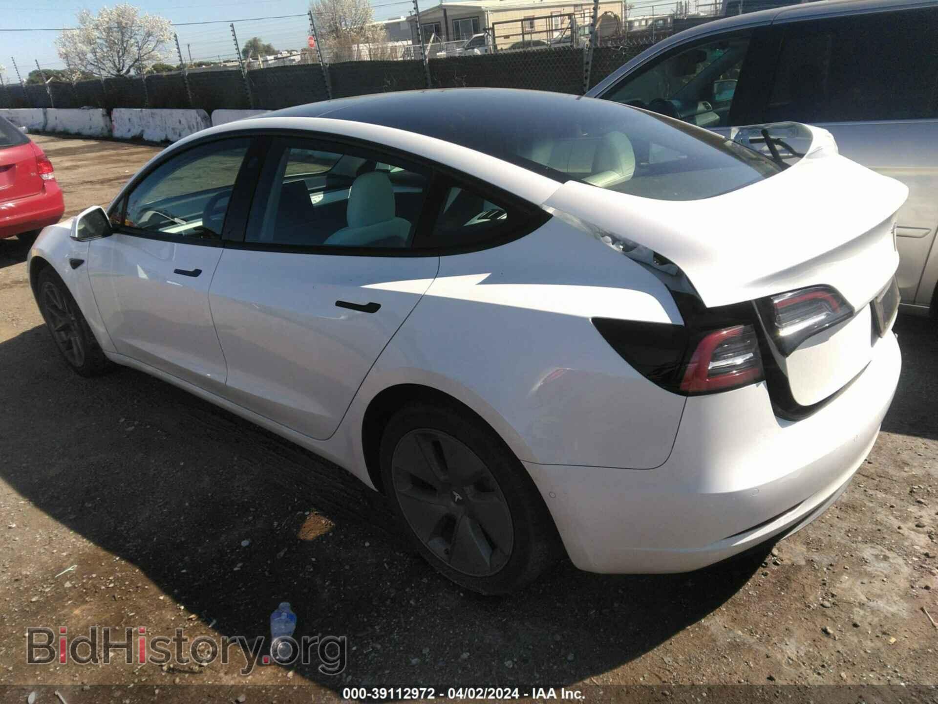 2022 TESLA MODEL 3 - VIN: 5YJ3E1EA9NF345154 - Фото 3