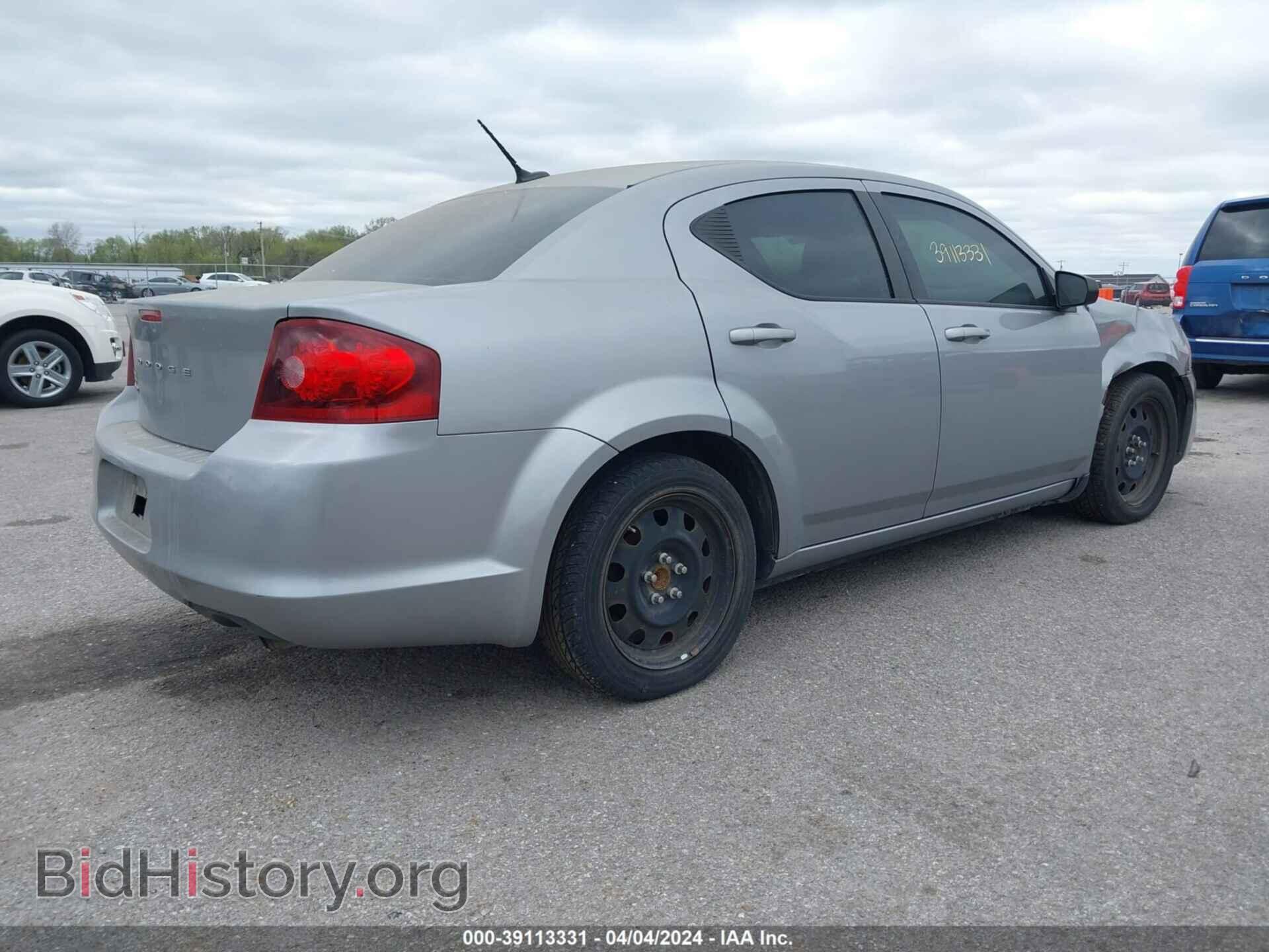 2013 DODGE AVENGER - VIN: 1C3CDZAB7DN675833 - Фото 4