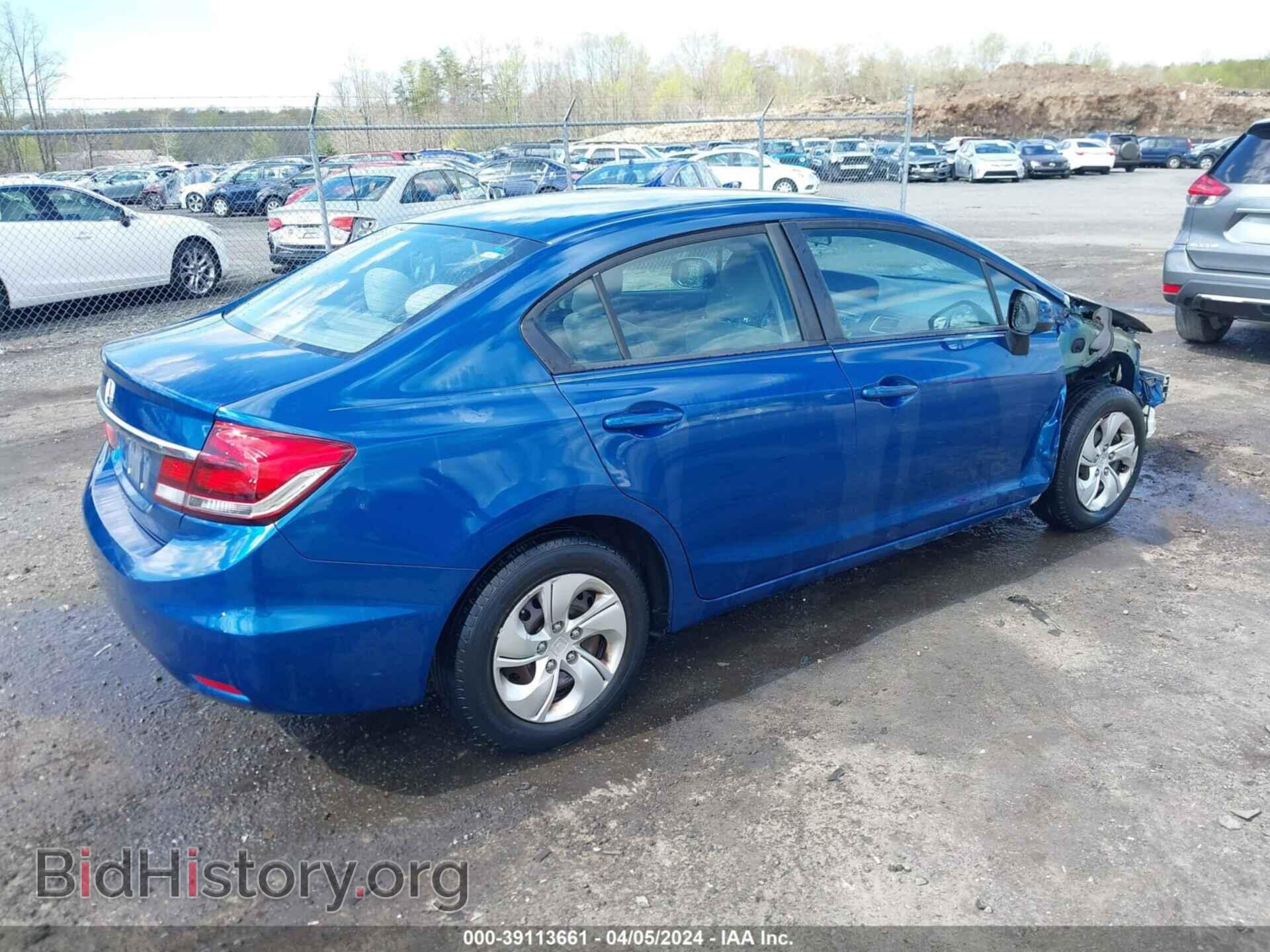 2013 HONDA CIVIC - VIN: 2HGFB2F59DH544924 - Фото 4