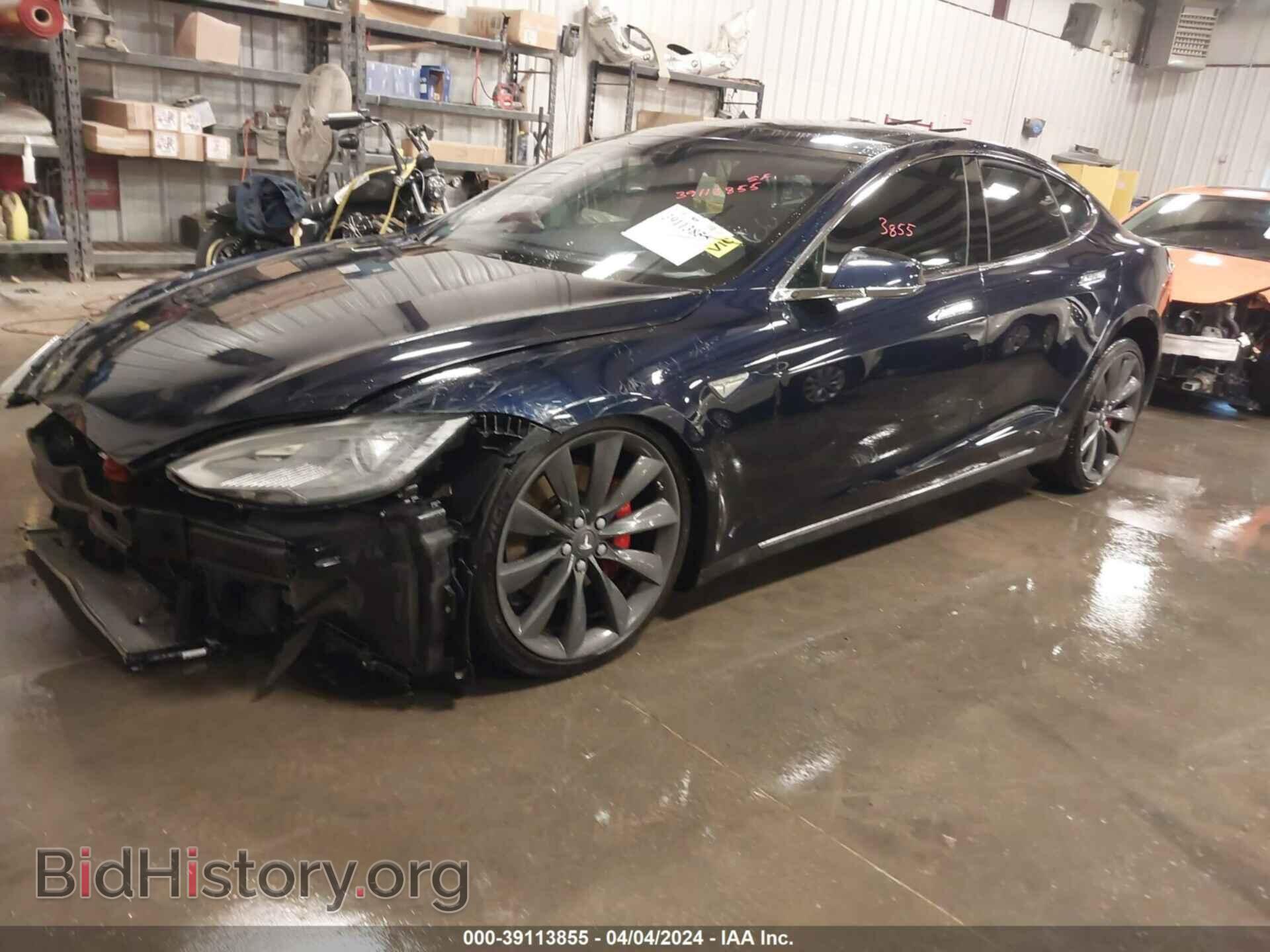 2015 TESLA MODEL S - VIN: 5YJSA1H48FF085537 - Фото 2
