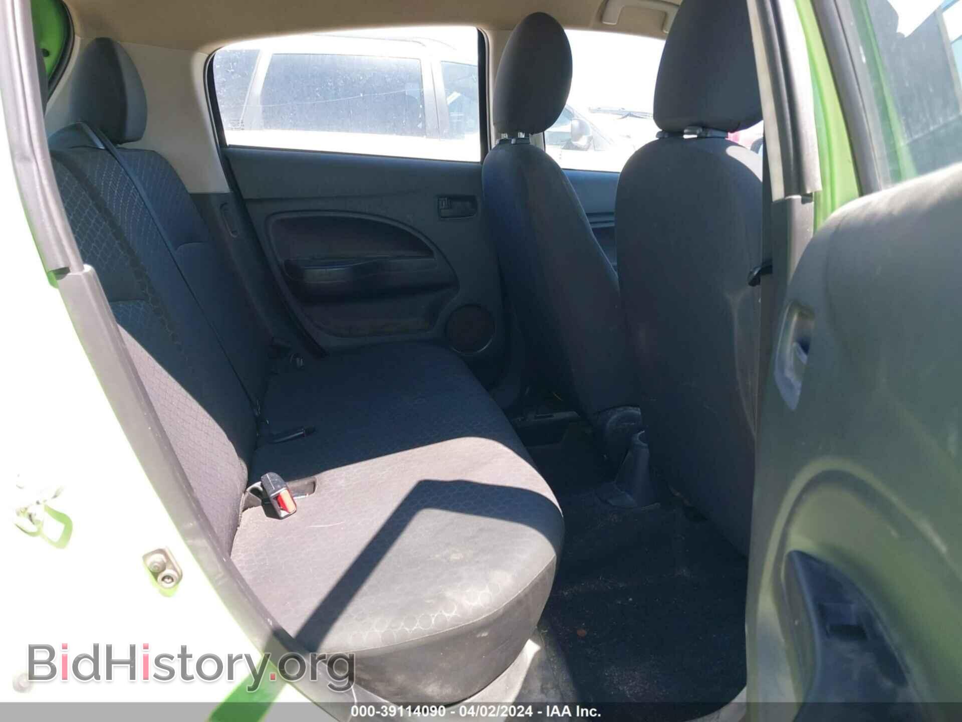2014 MITSUBISHI MIRAGE - VIN: ML32A3HJ1EH018247 - Фото 8