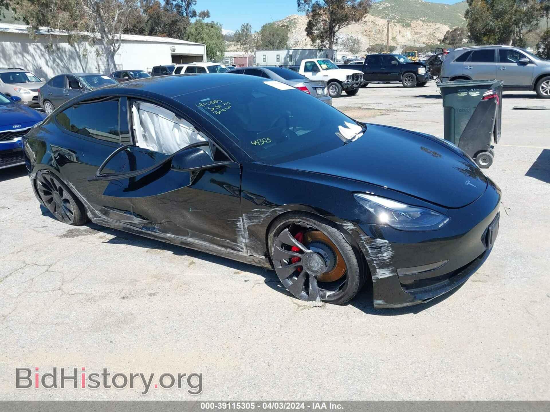Photo 5YJ3E1EC6PF634223 - TESLA MODEL 3 2023