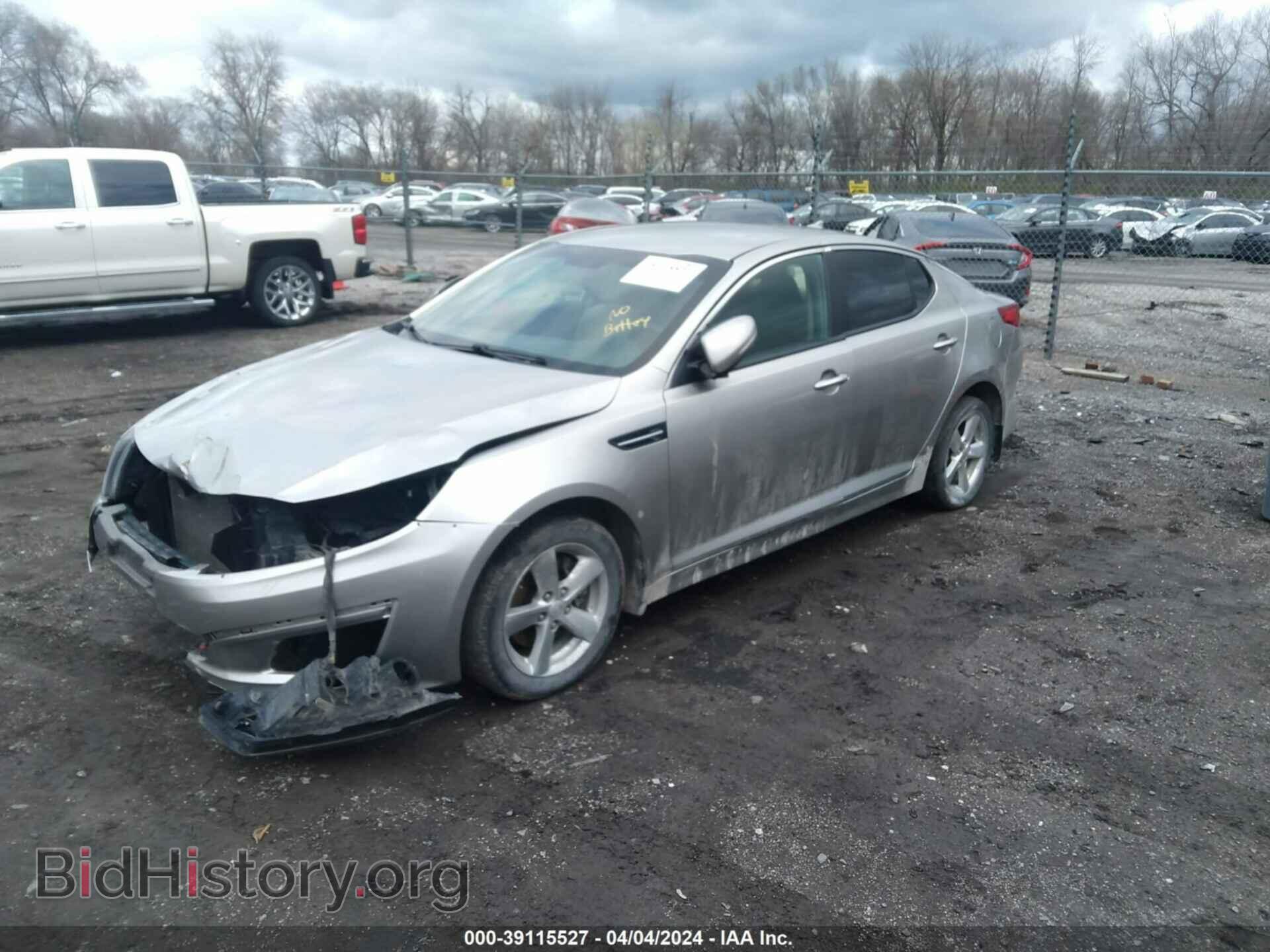 2015 KIA OPTIMA - VIN: KNAGM4A70F5544609 - Фото 2