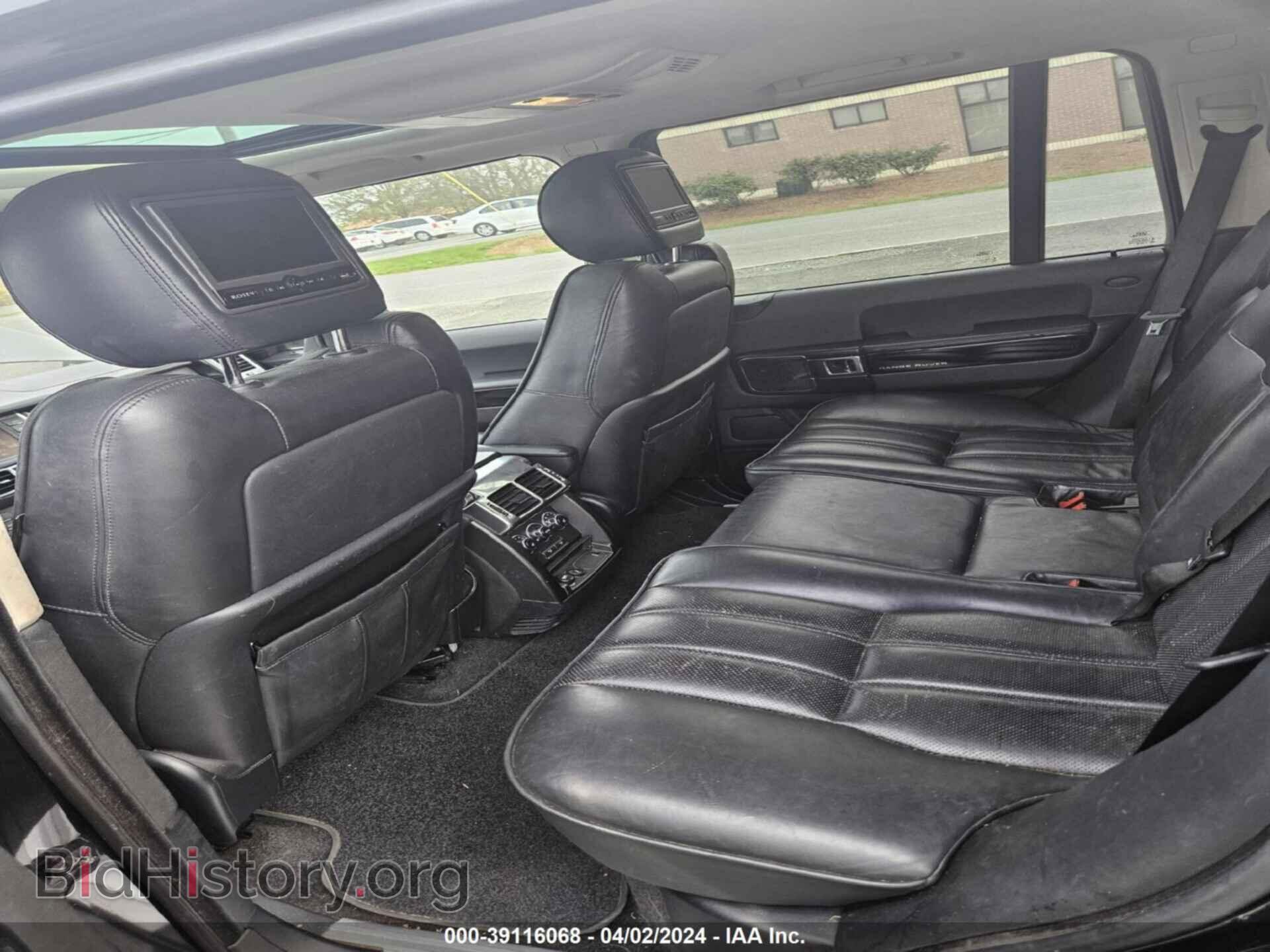 2012 LAND ROVER RANGE ROVER - VIN: SALMF1E43CA369332 - Фото 8