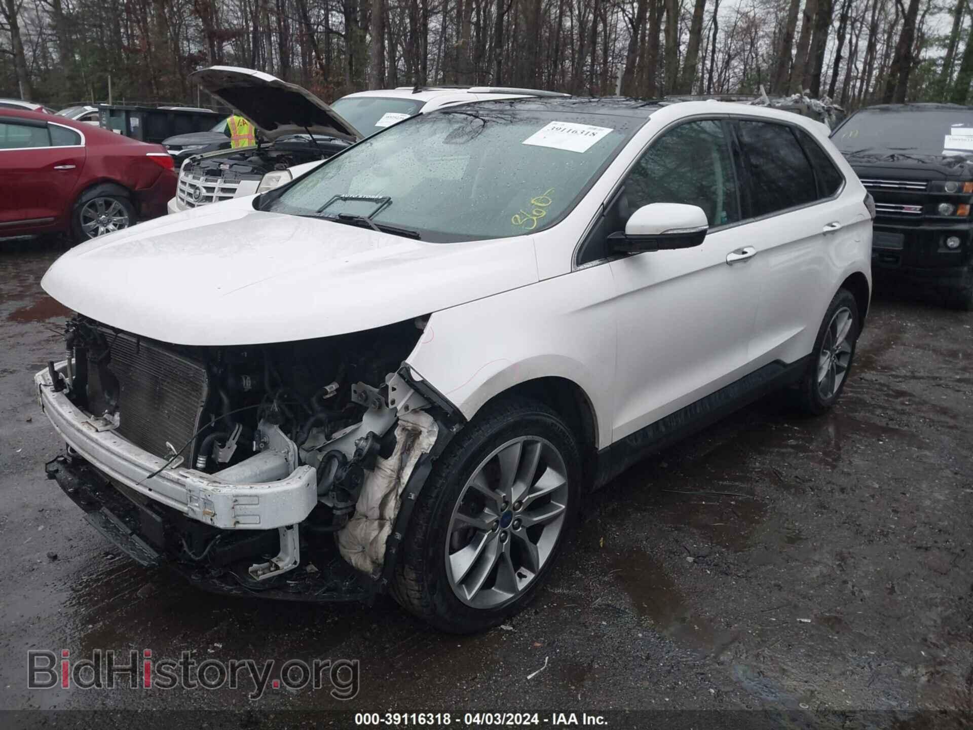 2016 FORD EDGE - VIN: 2FMPK4K81GBC56767 - Фото 2